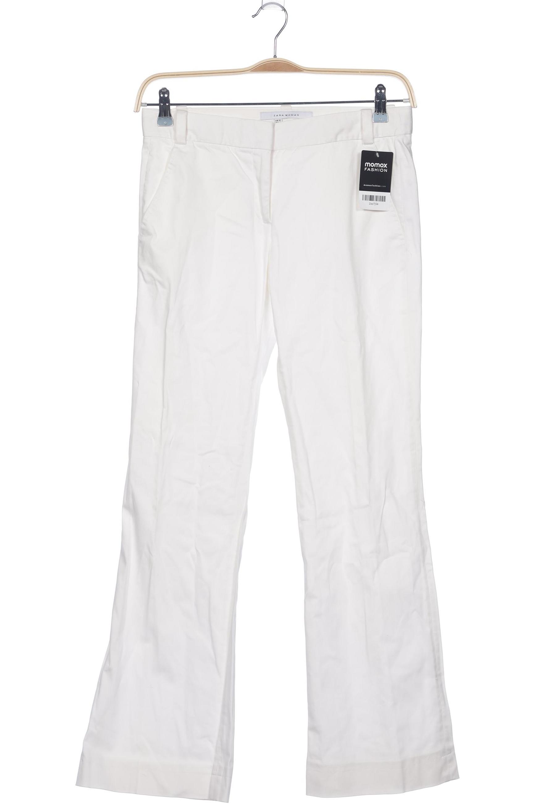 

Zara Damen Stoffhose, weiß, Gr. 38