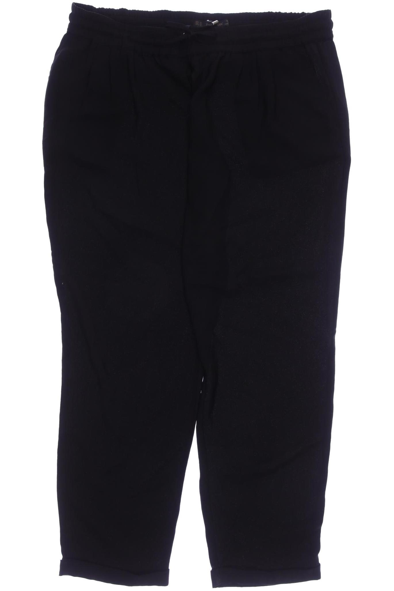 Thumbnail - Zara Damen Stoffhose, schwarz, Gr. 0