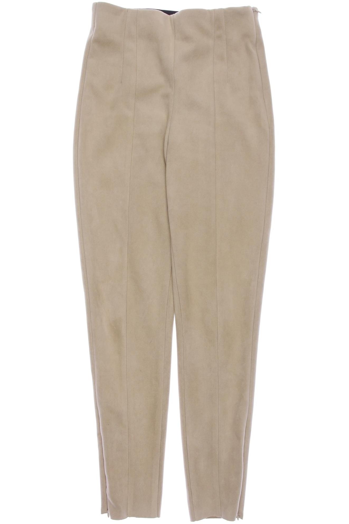 

Zara Damen Stoffhose, beige, Gr. 0