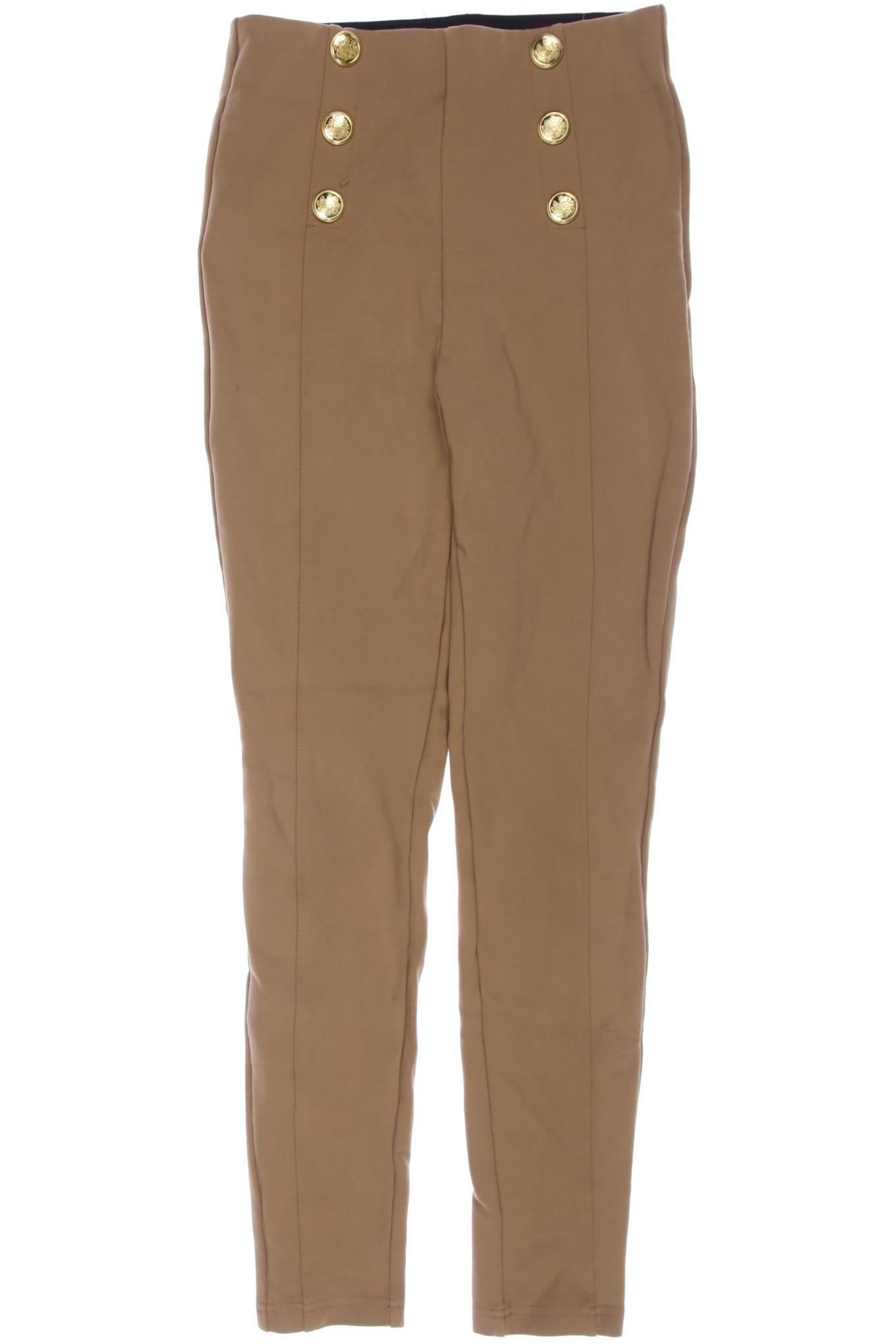 

Zara Damen Stoffhose, beige, Gr. 0