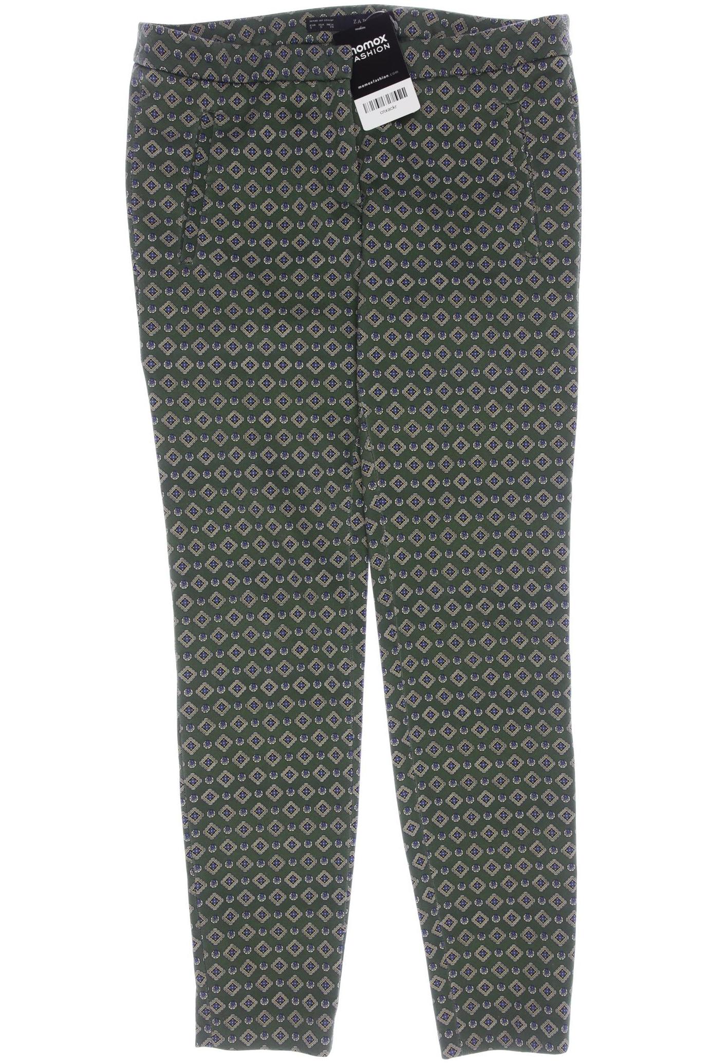 

Zara Damen Stoffhose, grün, Gr. 0