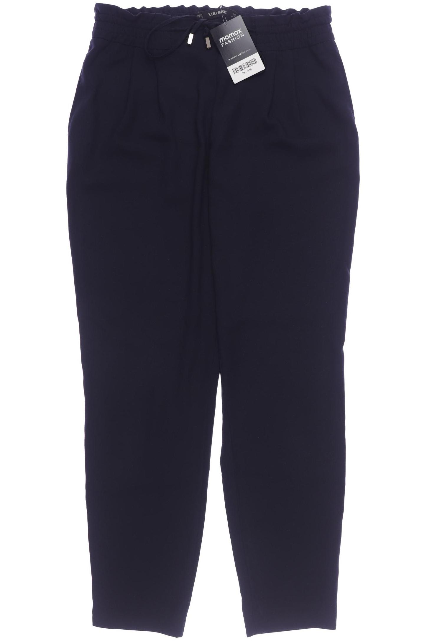 

Zara Damen Stoffhose, marineblau, Gr. 0