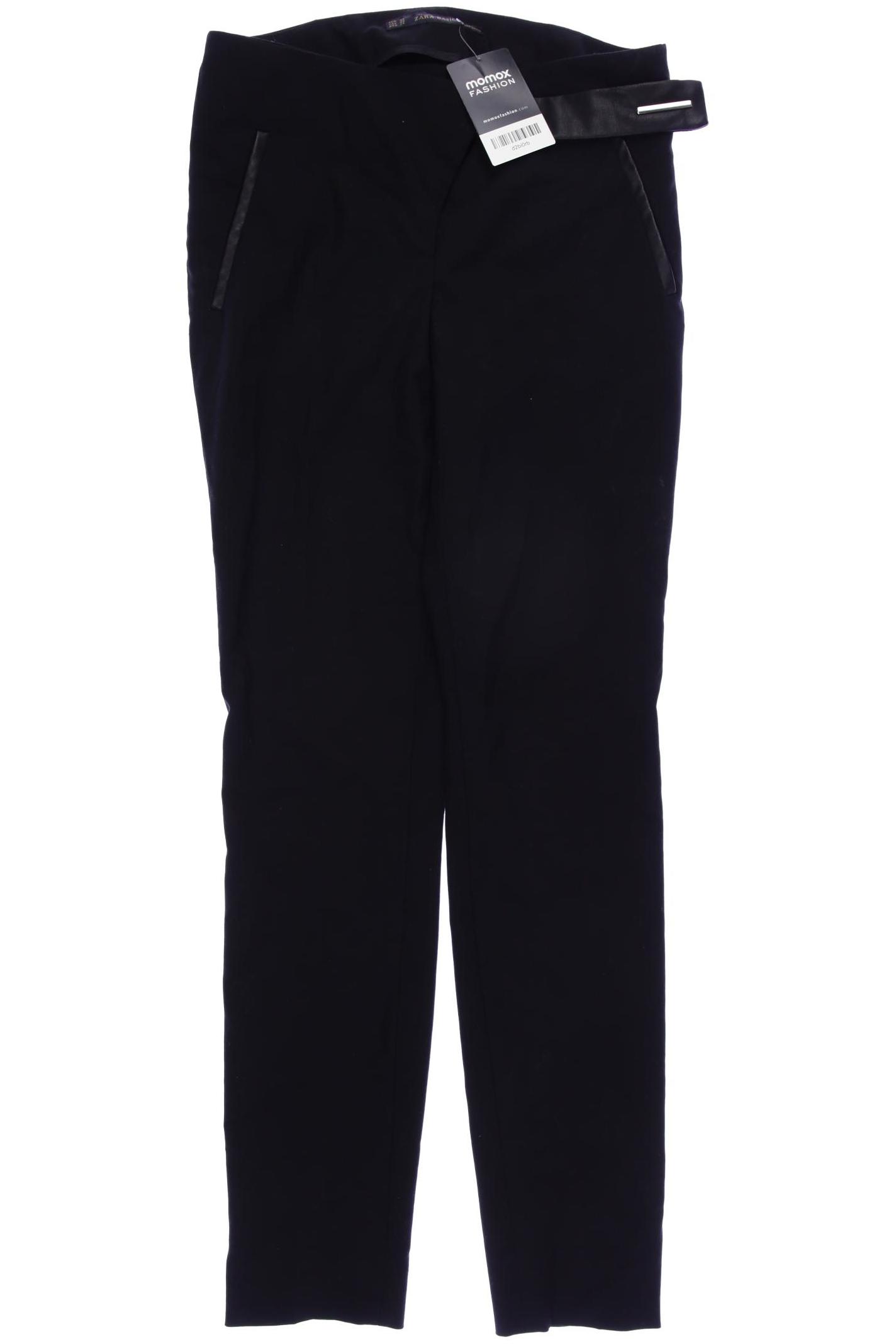 

Zara Damen Stoffhose, schwarz, Gr. 0
