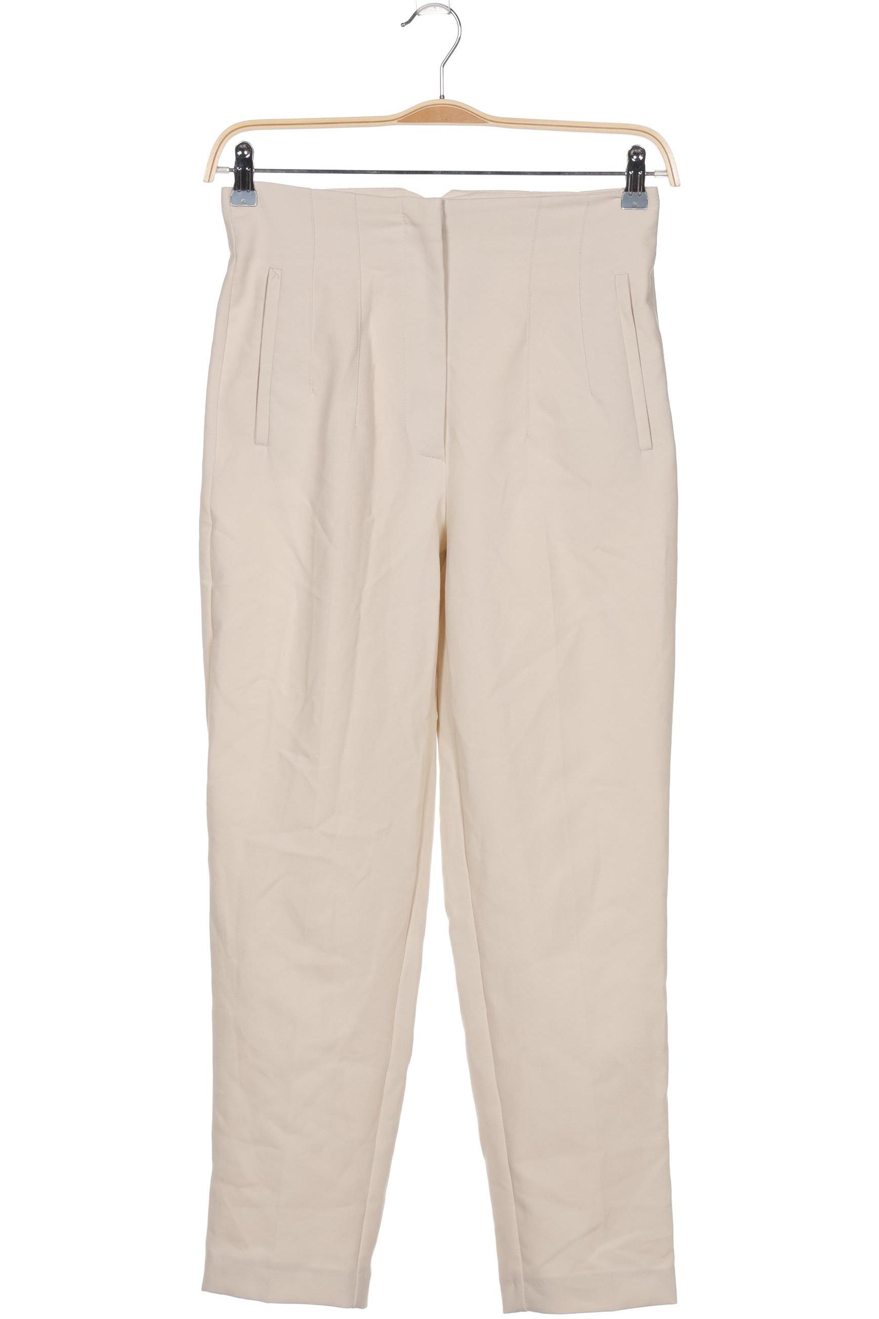 

Zara Damen Stoffhose, beige, Gr. 0