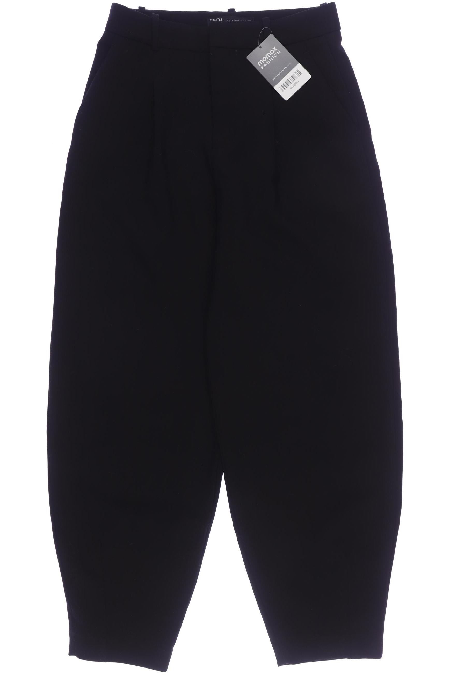 

Zara Damen Stoffhose, schwarz, Gr. 0