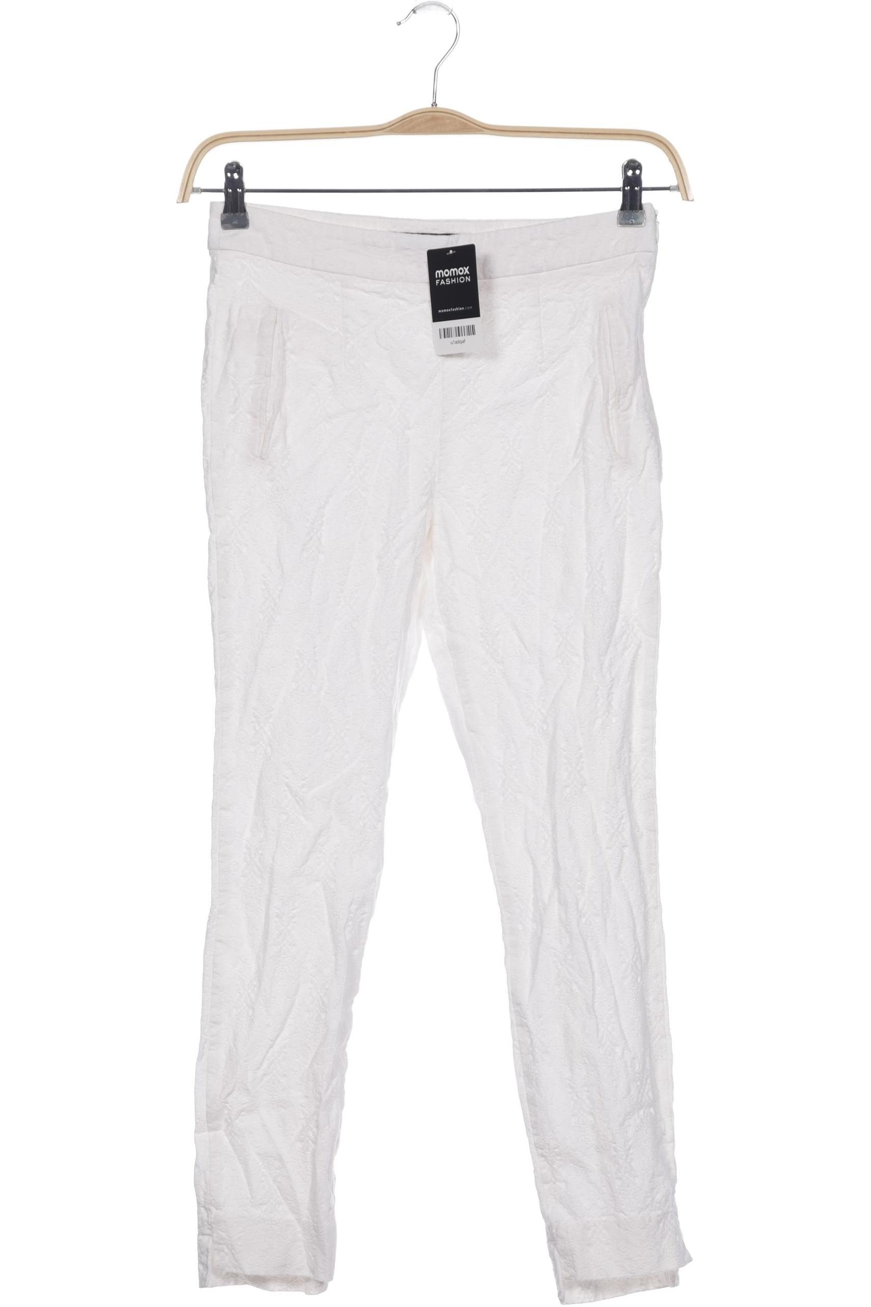 

Zara Damen Stoffhose, weiß, Gr. 0