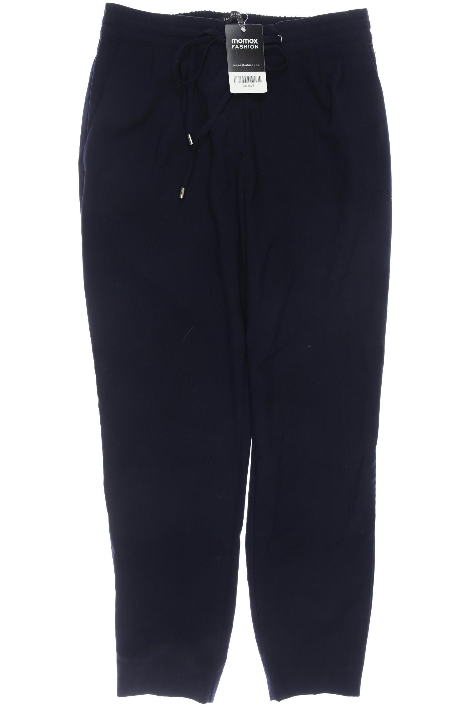 

Zara Damen Stoffhose, marineblau, Gr. 0