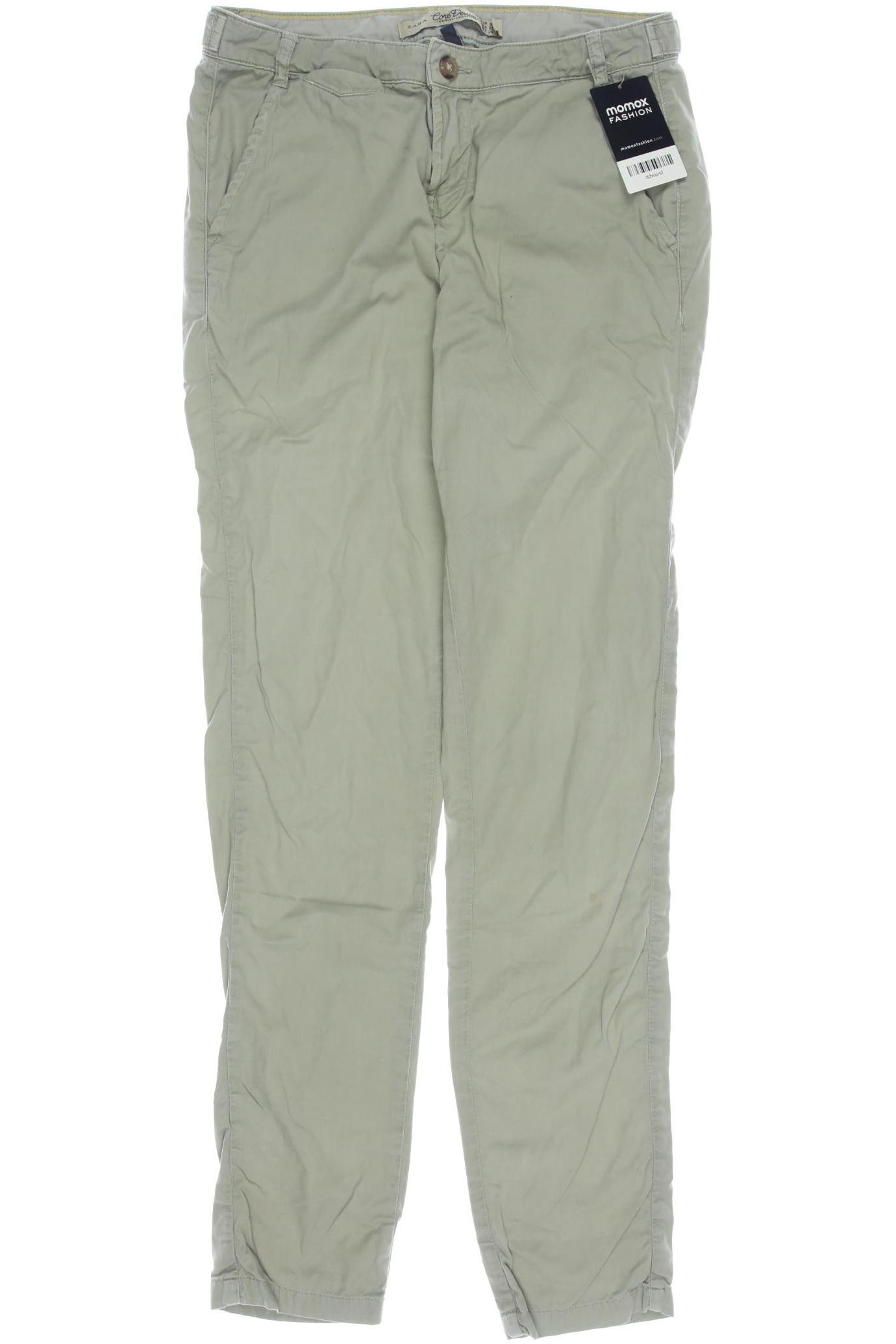 

Zara Damen Stoffhose, grün, Gr. 34