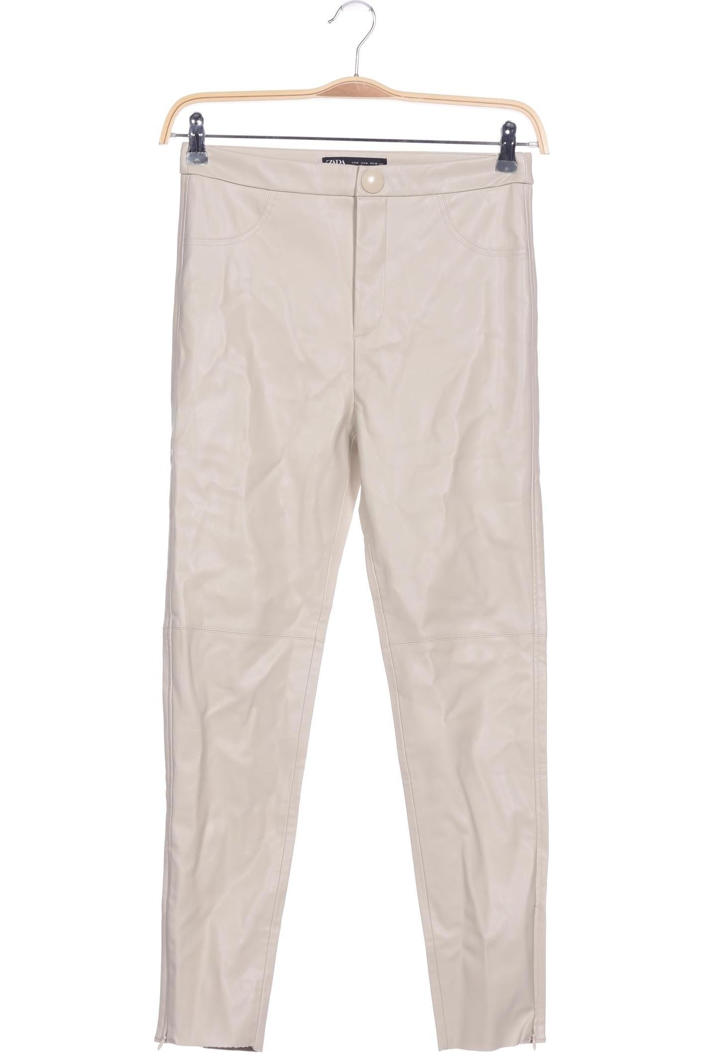 

Zara Damen Stoffhose, beige, Gr. 0