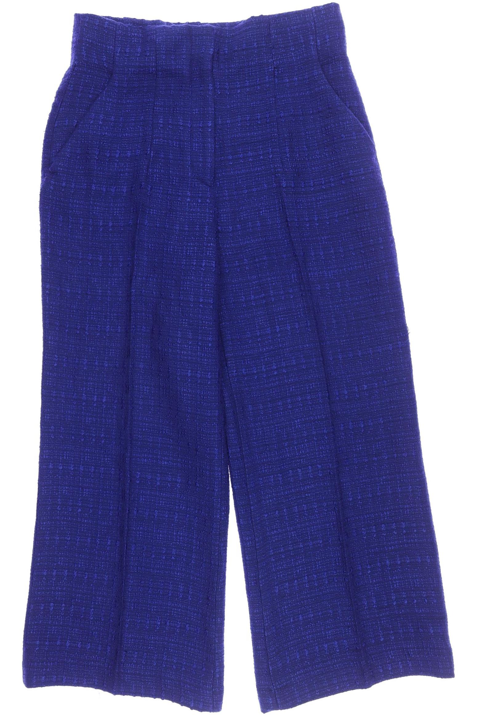 

Zara Damen Stoffhose, blau, Gr. 0