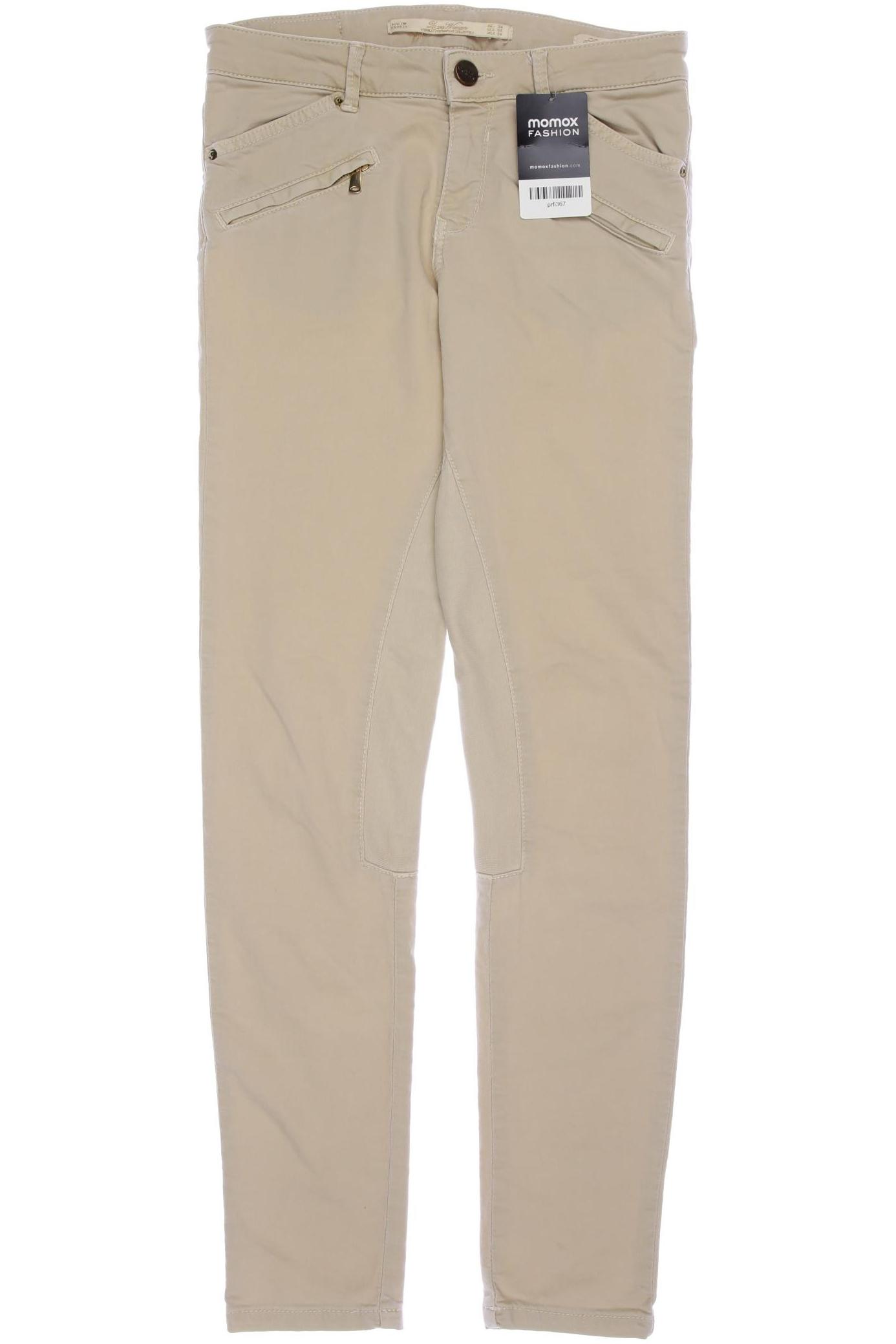 

Zara Damen Stoffhose, beige, Gr. 34