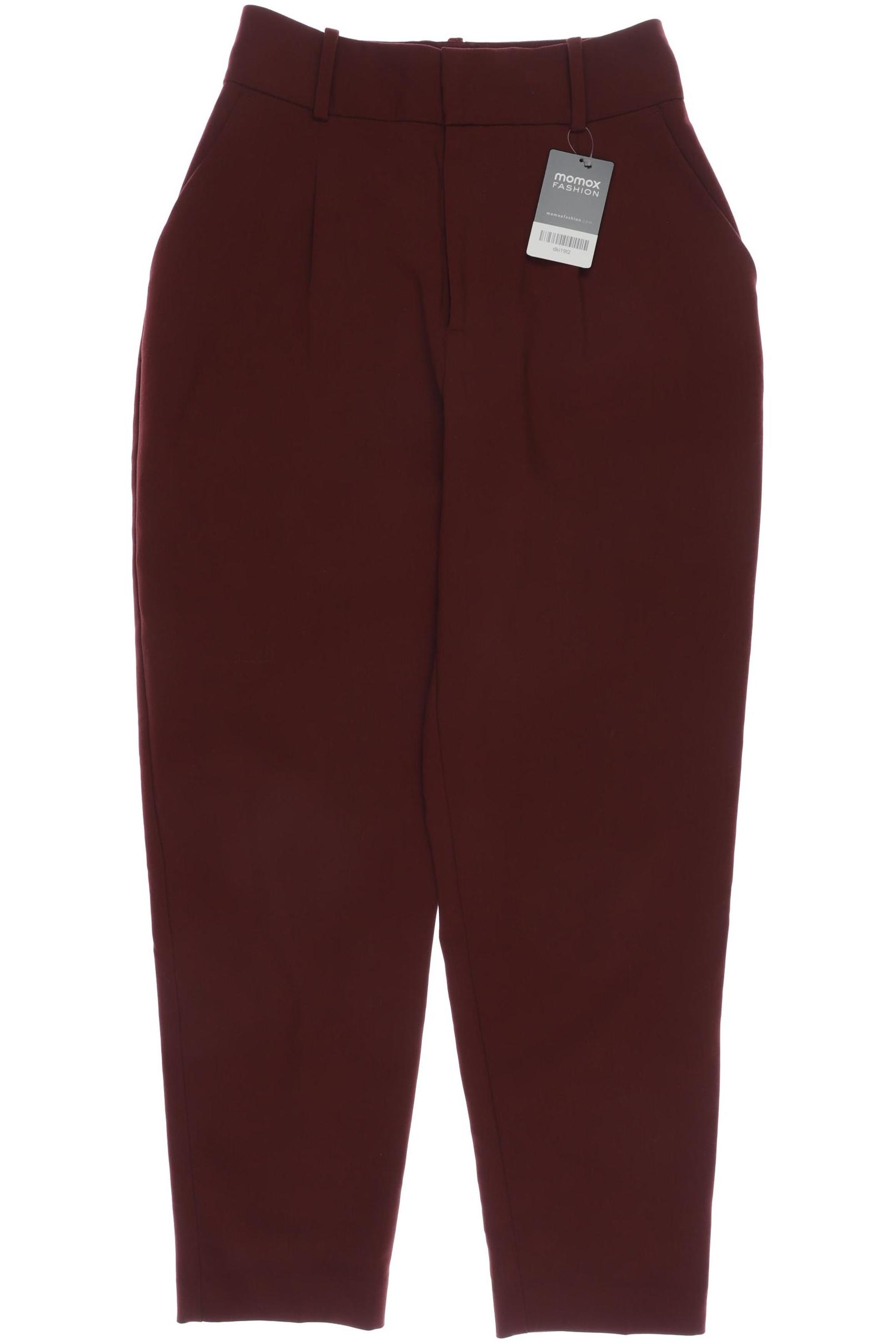 

Zara Damen Stoffhose, rot, Gr. 0
