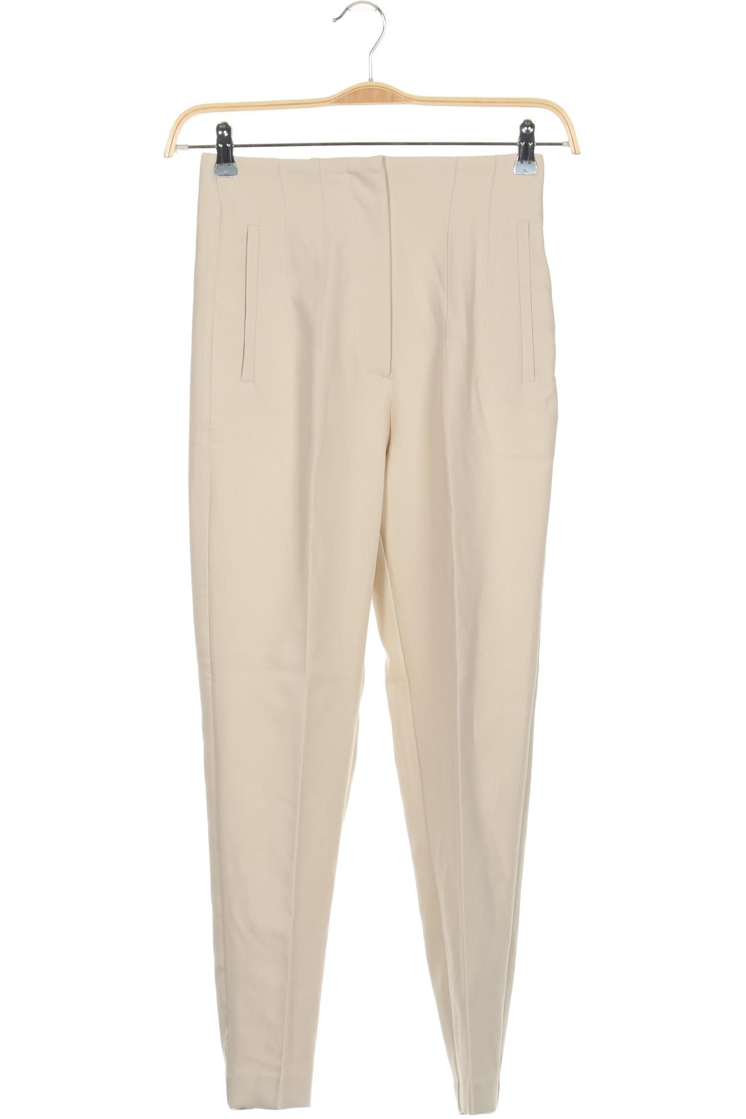 

Zara Damen Stoffhose, beige, Gr. 0