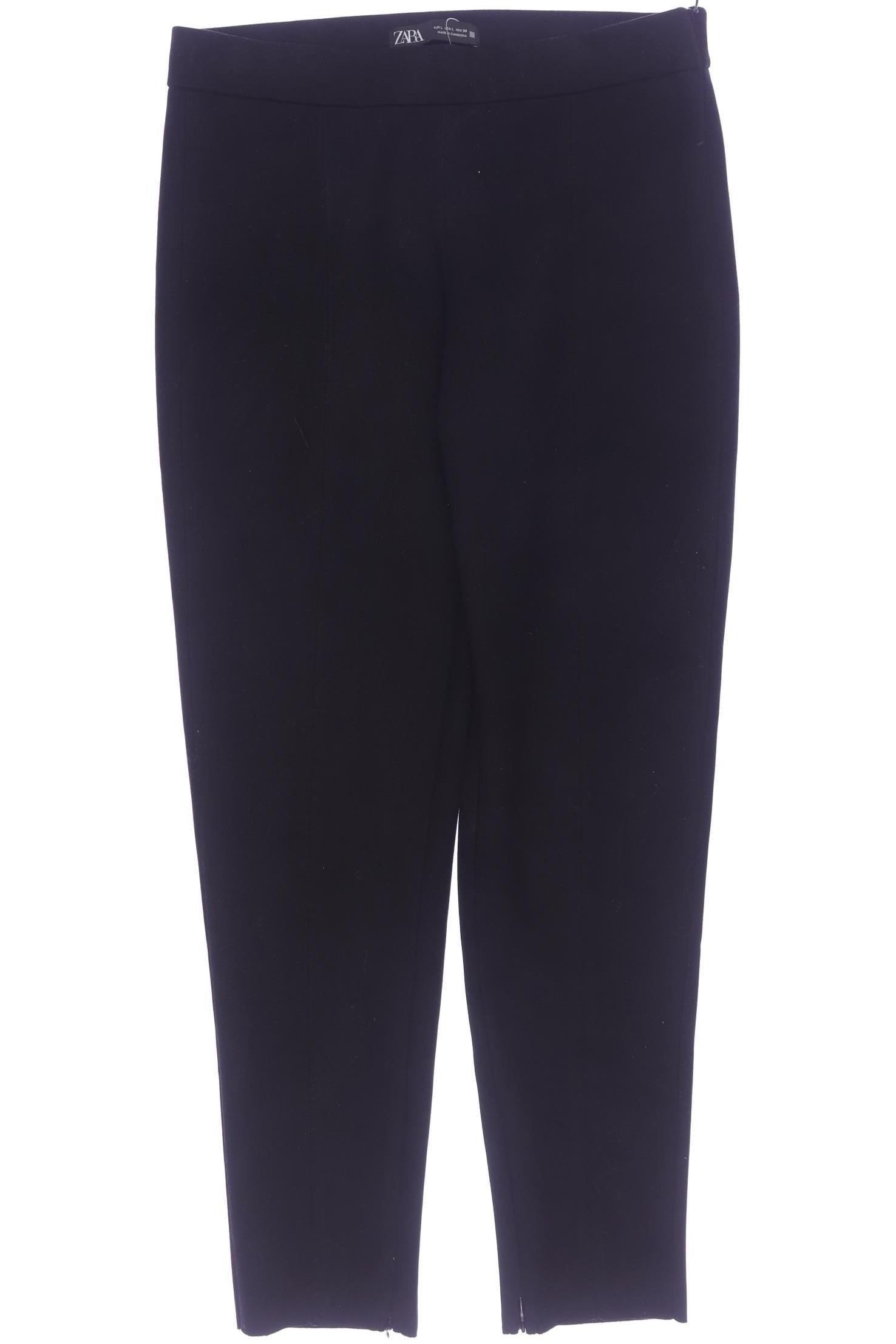 

Zara Damen Stoffhose, schwarz, Gr. 0