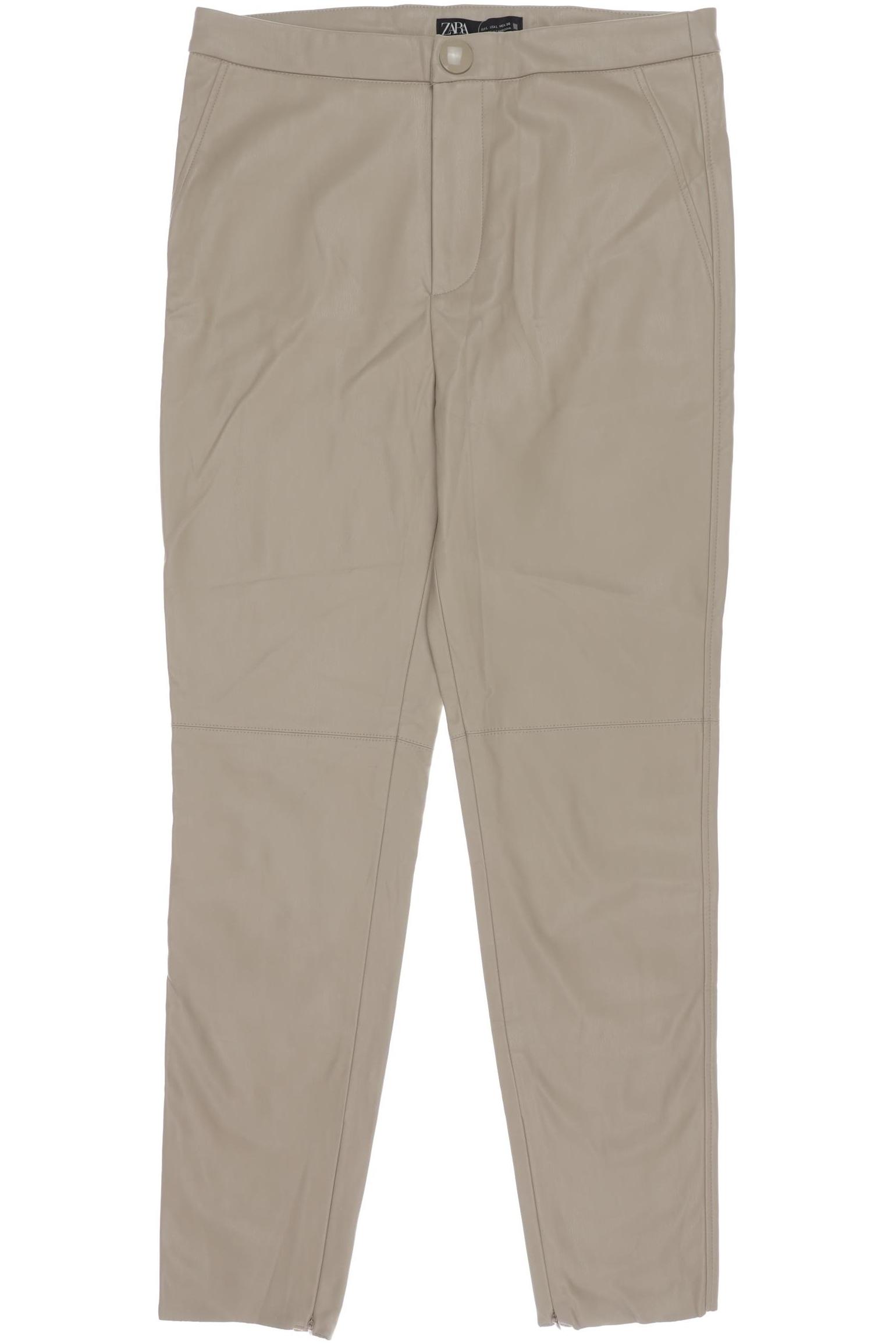 

Zara Damen Stoffhose, beige, Gr. 0