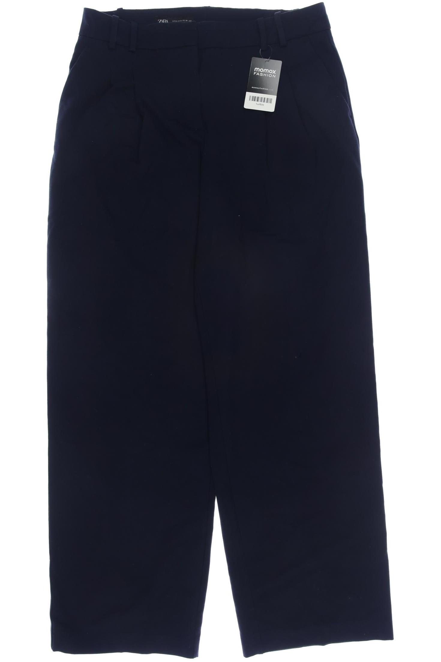 

Zara Damen Stoffhose, marineblau, Gr. 0