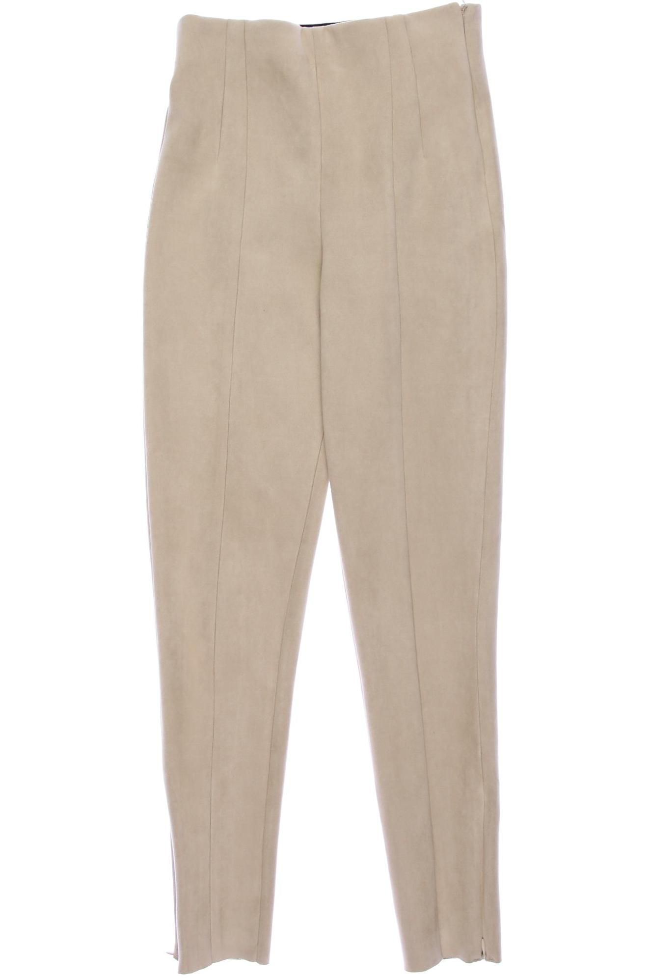

Zara Damen Stoffhose, beige, Gr. 0