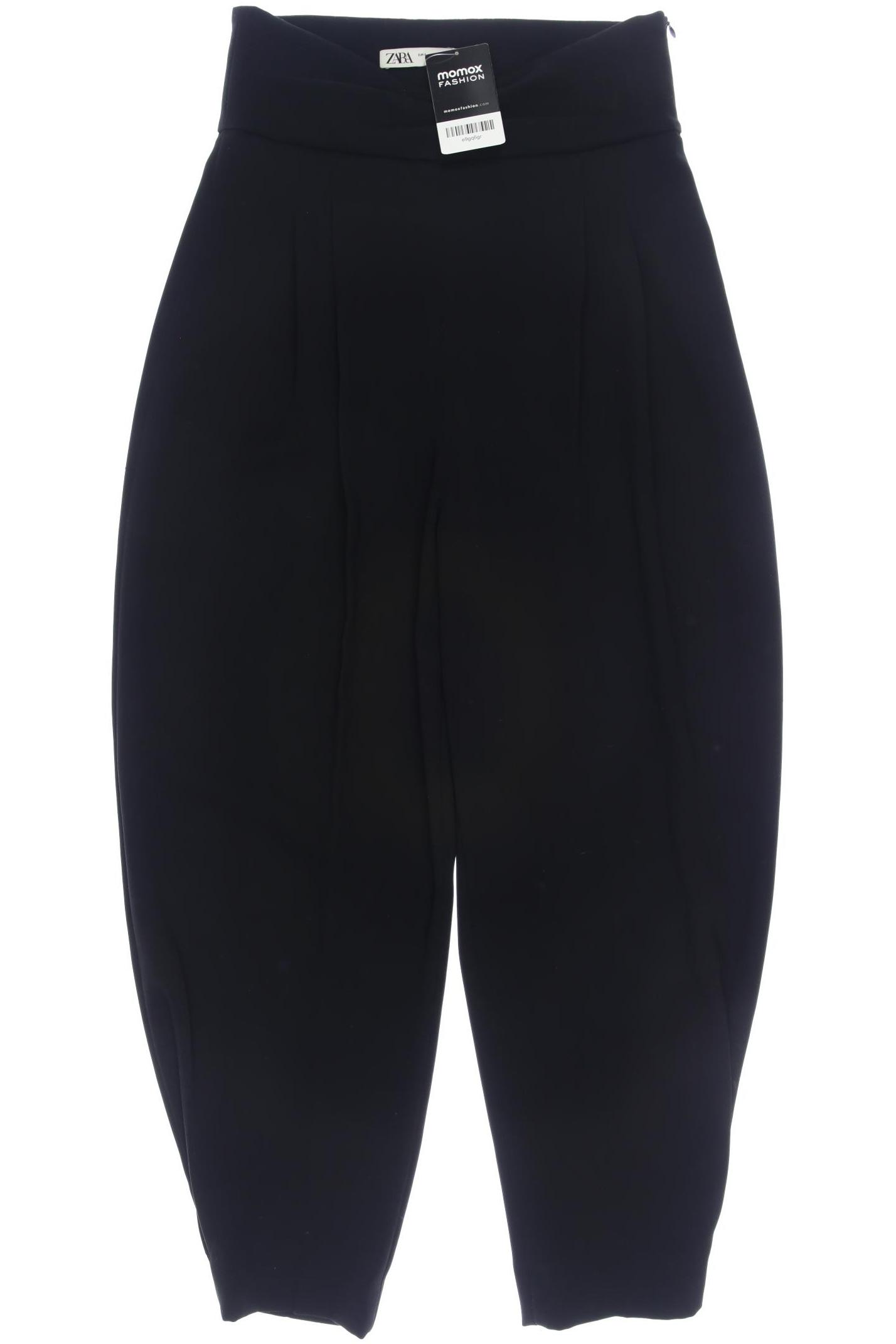 

Zara Damen Stoffhose, schwarz, Gr. 0