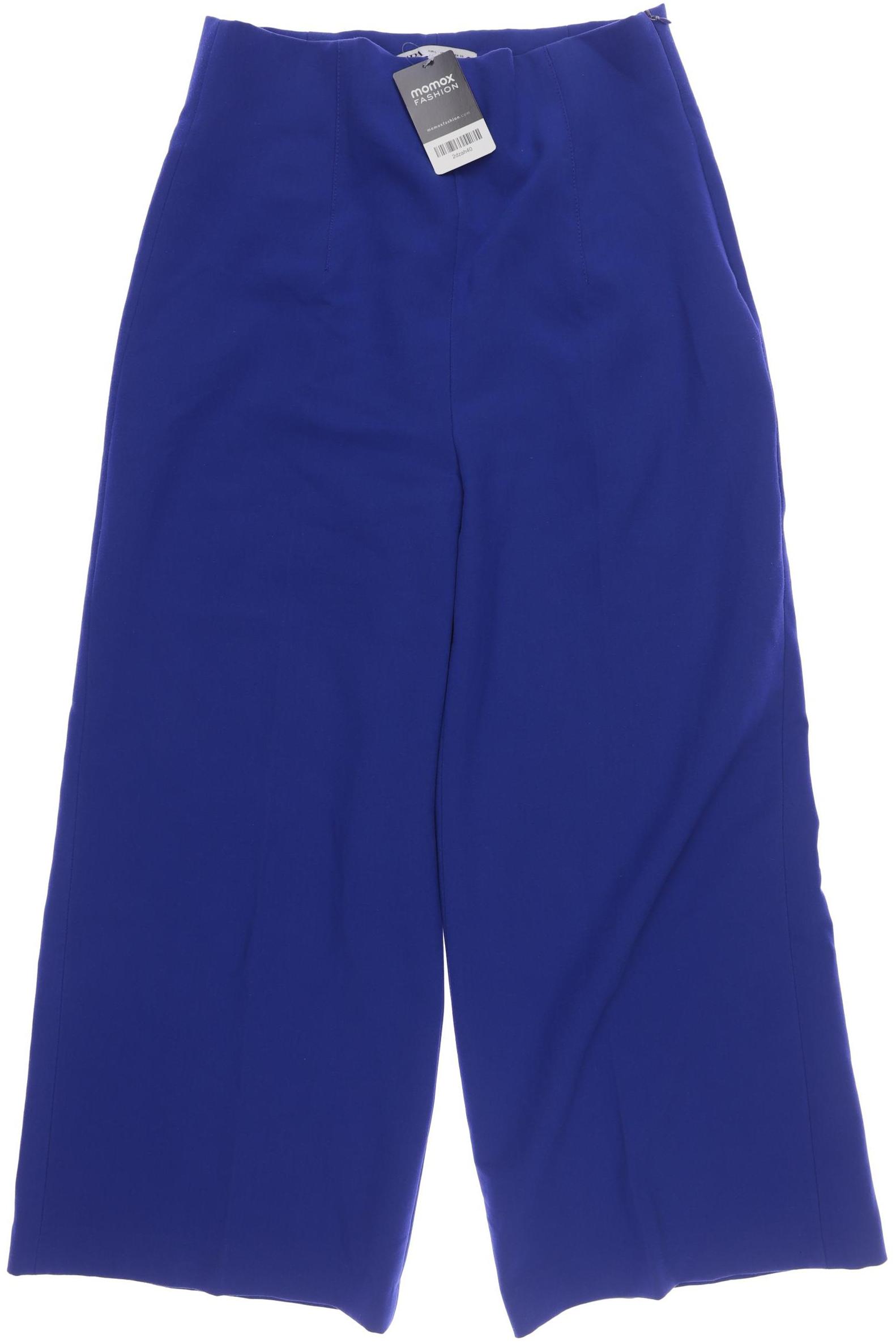 

Zara Damen Stoffhose, blau, Gr. 0
