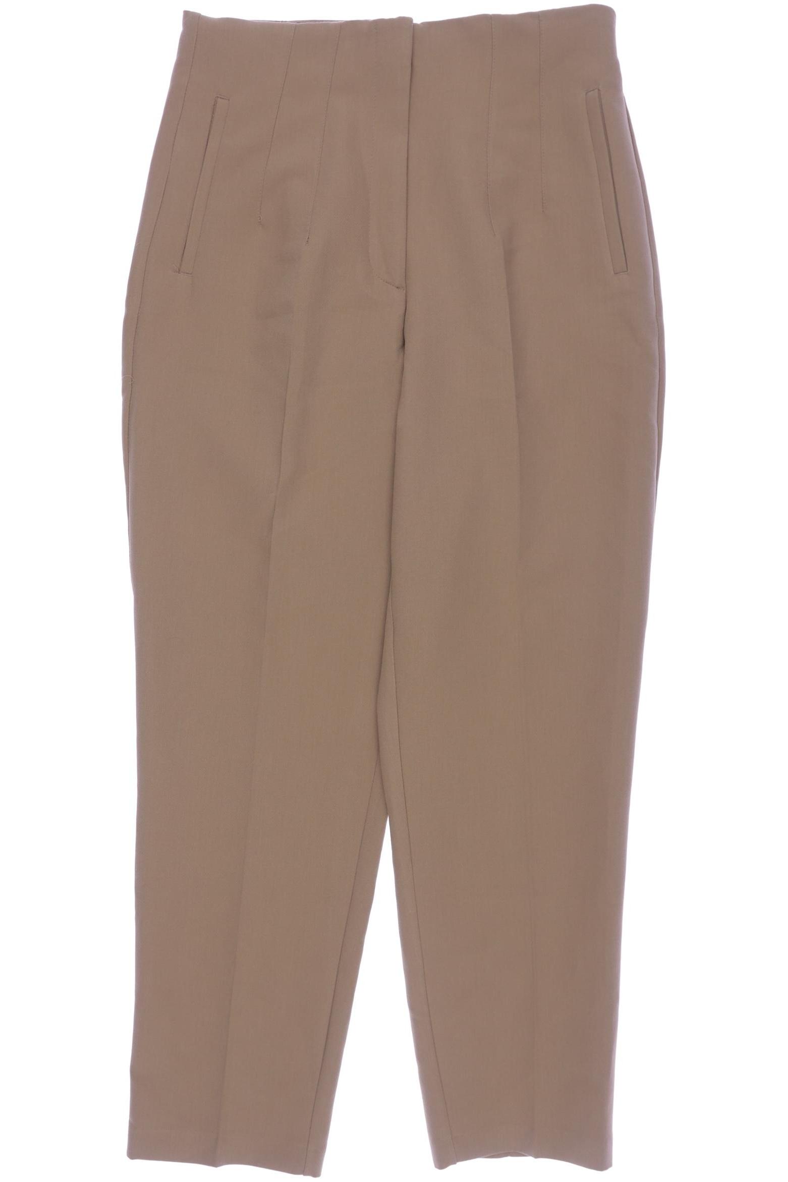 

Zara Damen Stoffhose, beige, Gr. 0