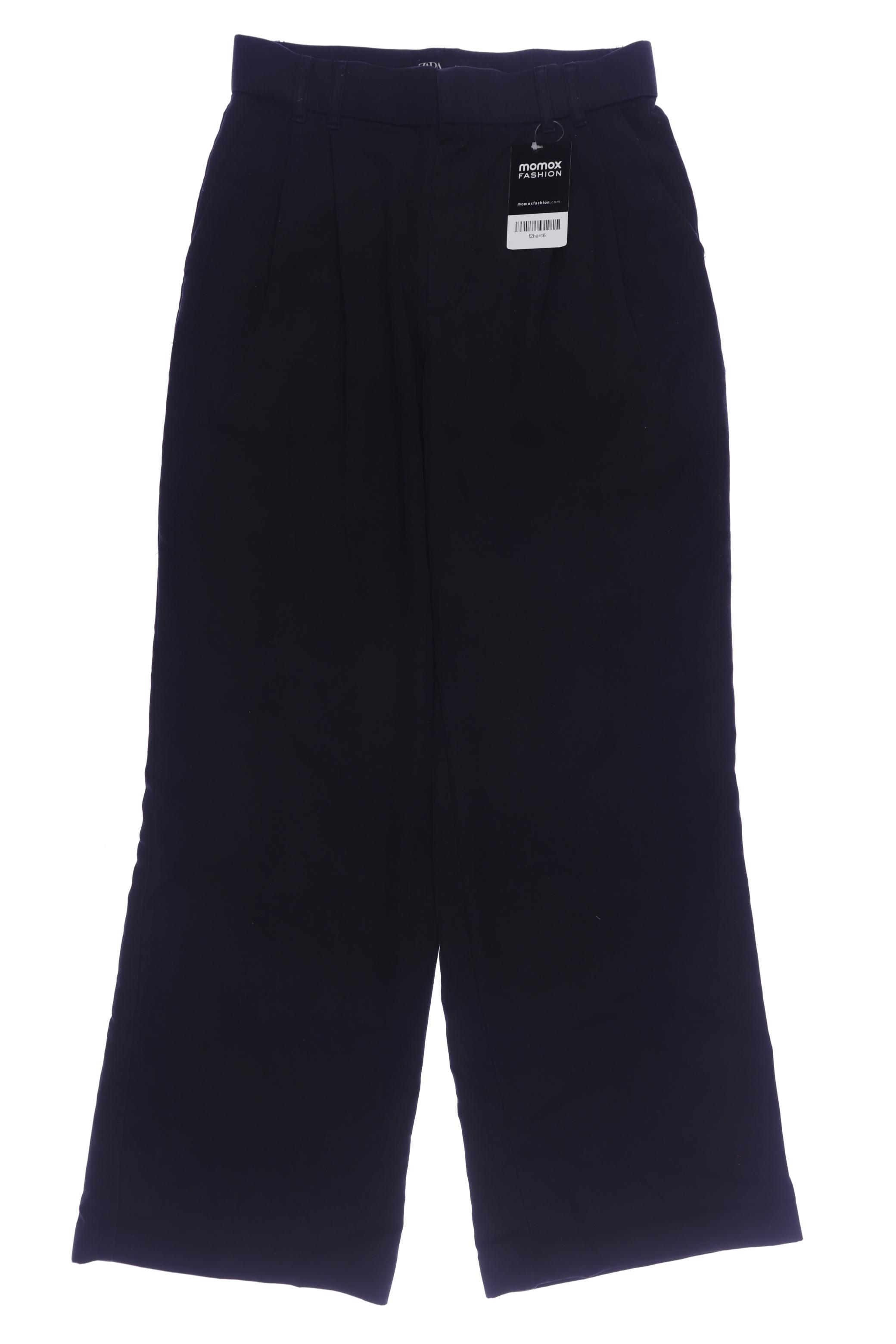 

Zara Damen Stoffhose, schwarz, Gr. 0