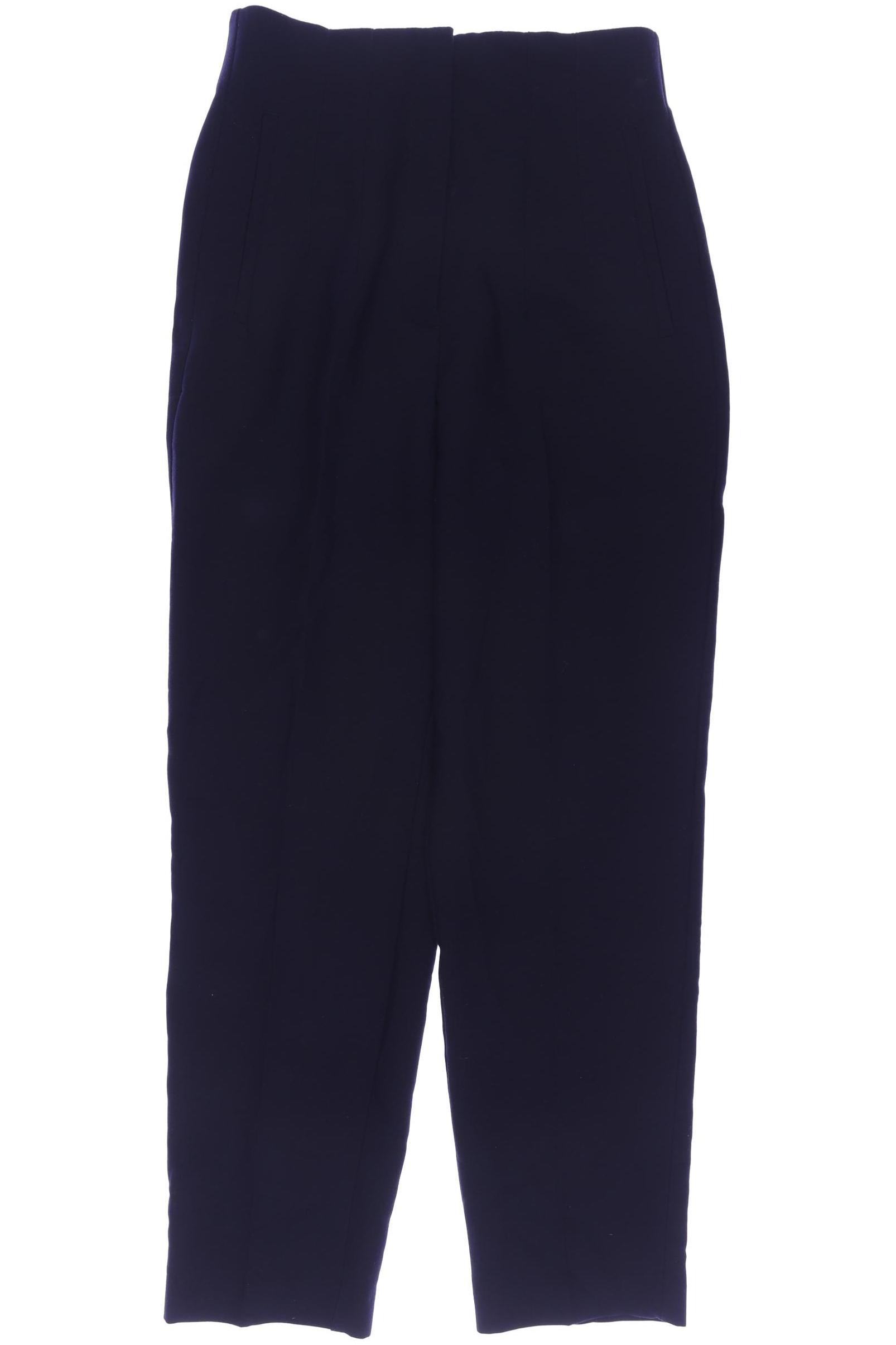 

Zara Damen Stoffhose, marineblau, Gr. 0