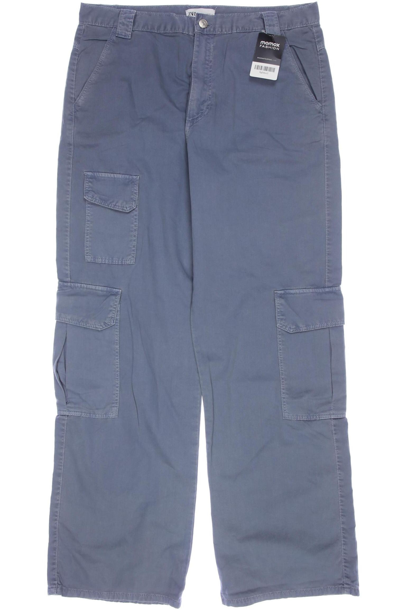

Zara Damen Stoffhose, hellblau, Gr. 42