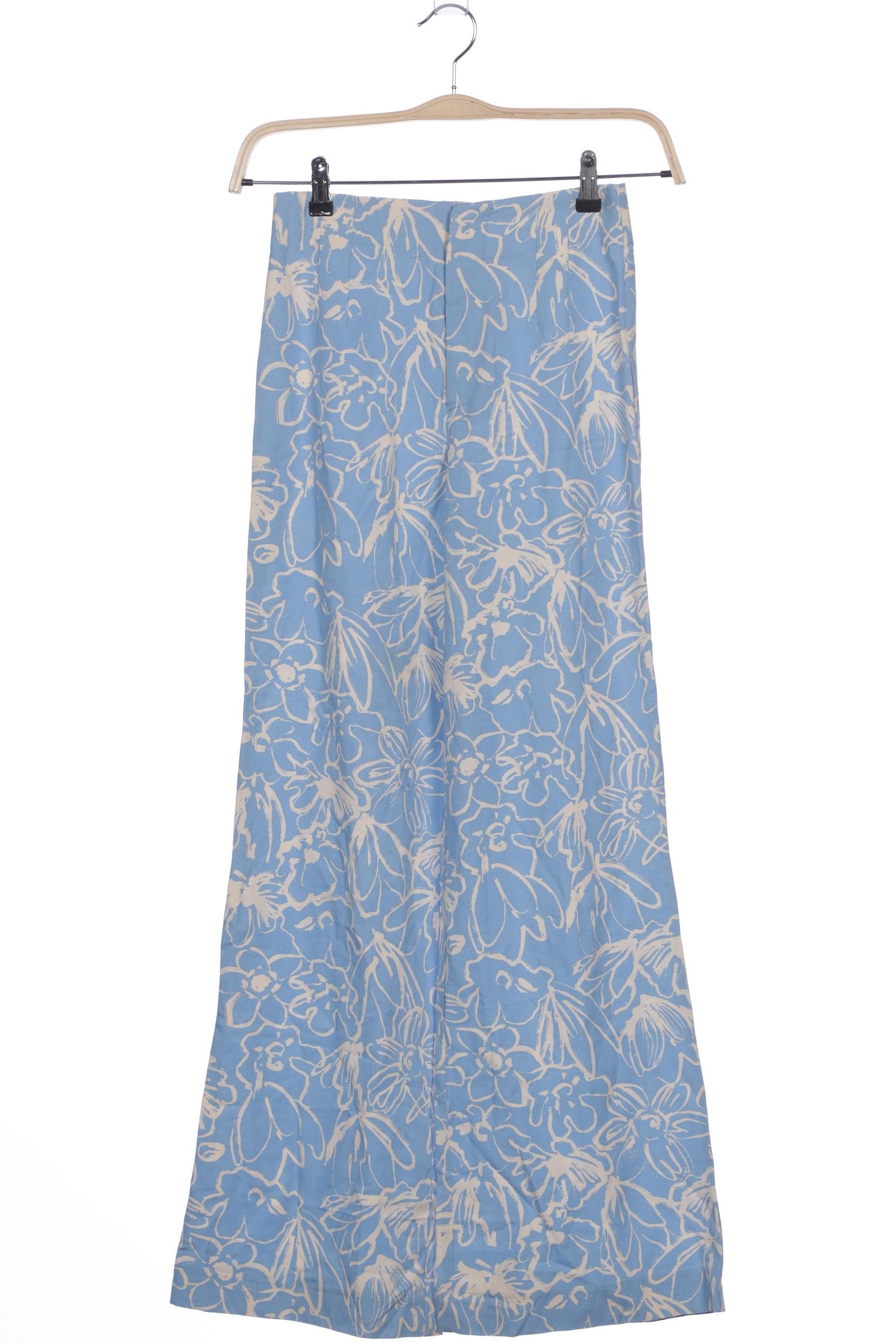 

Zara Damen Stoffhose, hellblau, Gr. 0