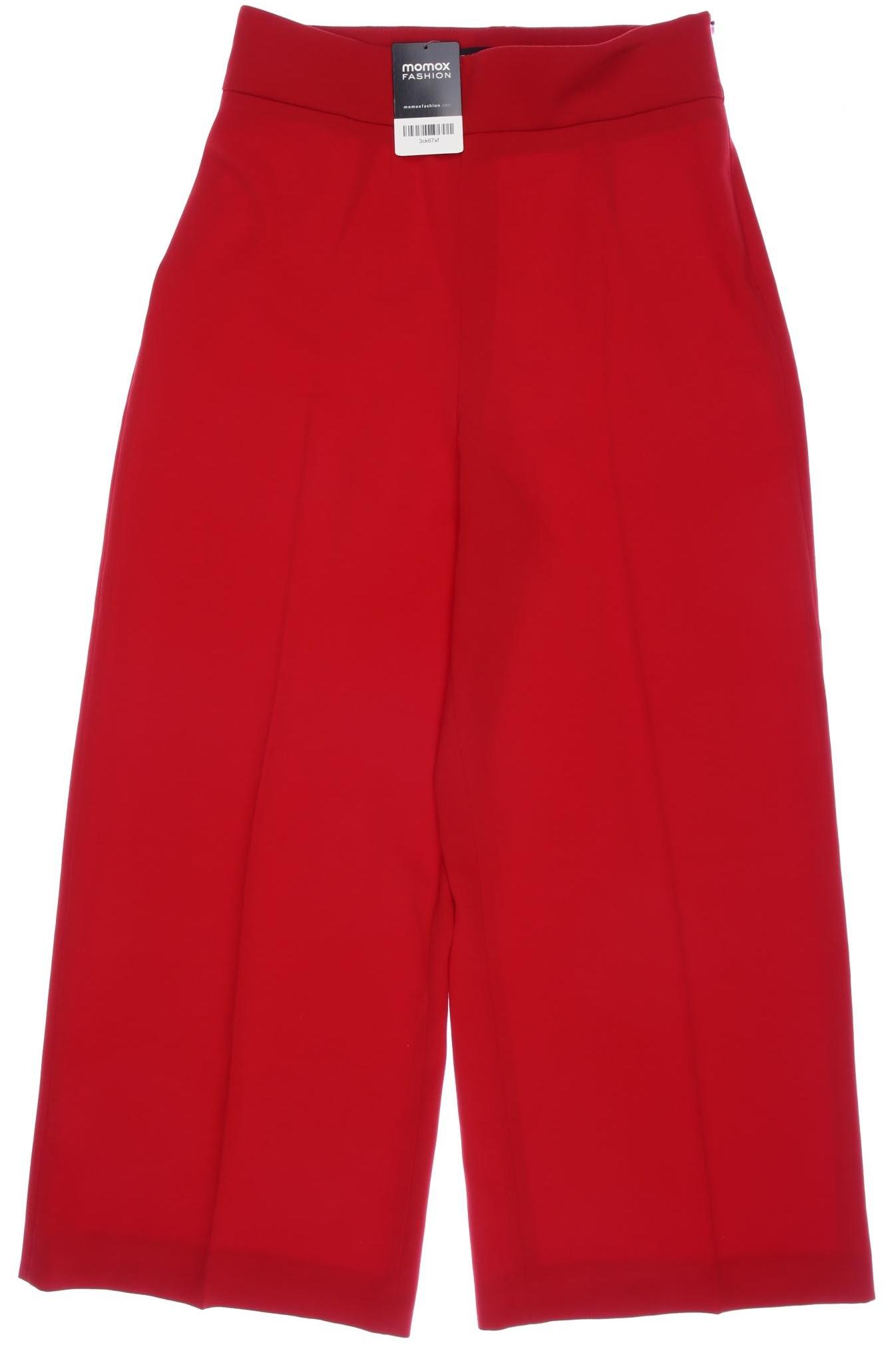 

Zara Damen Stoffhose, rot, Gr. 0