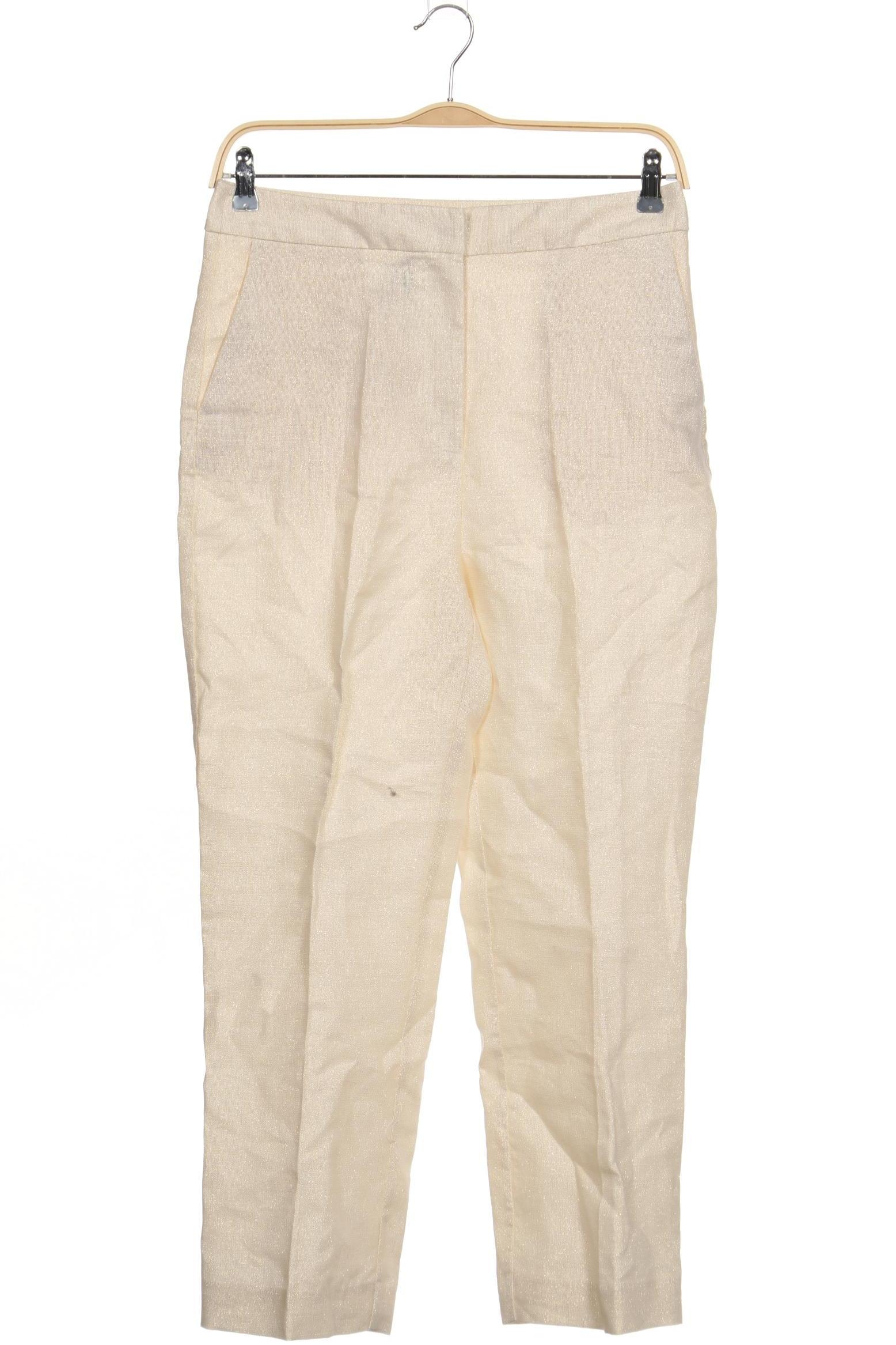 

Zara Damen Stoffhose, cremeweiß, Gr. 0