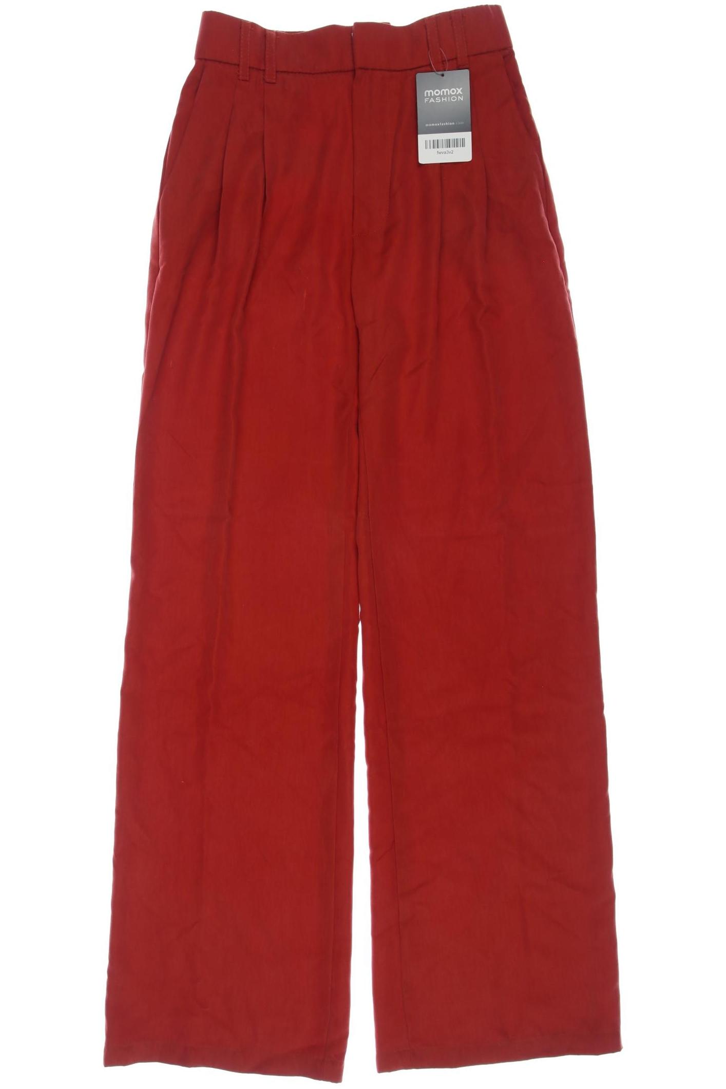 

Zara Damen Stoffhose, rot, Gr. 0