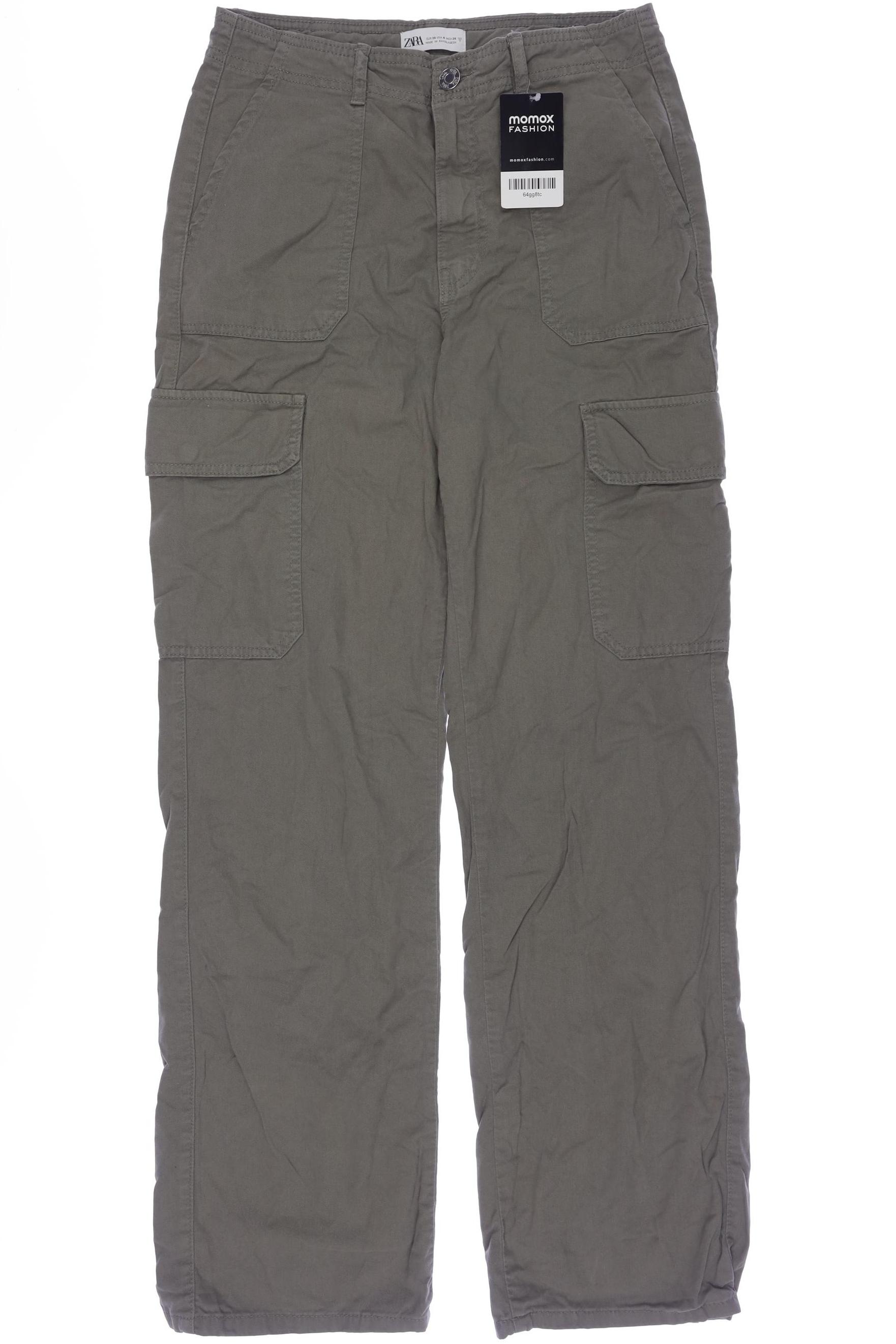 

Zara Damen Stoffhose, grün, Gr. 36