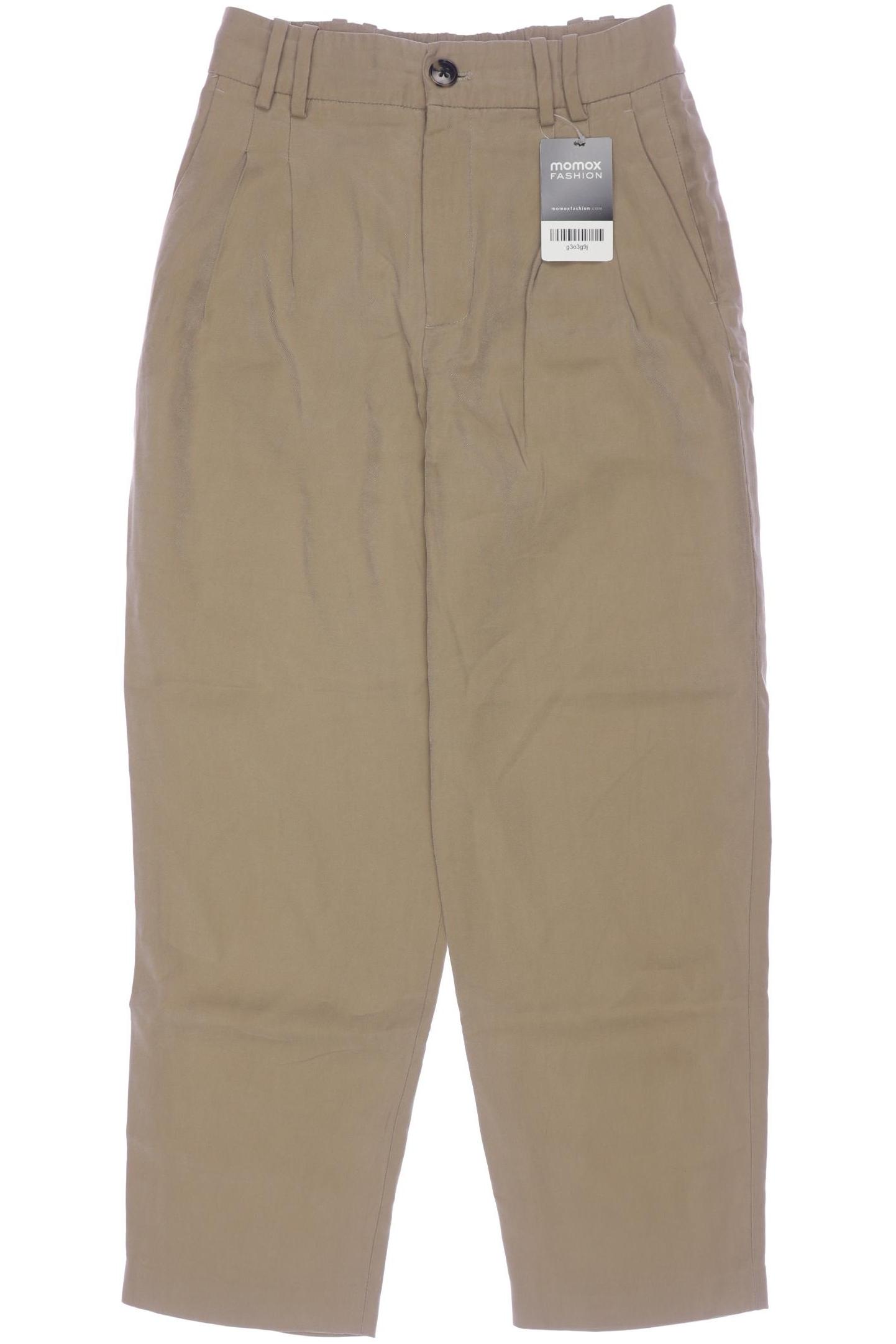 

Zara Damen Stoffhose, beige, Gr. 0