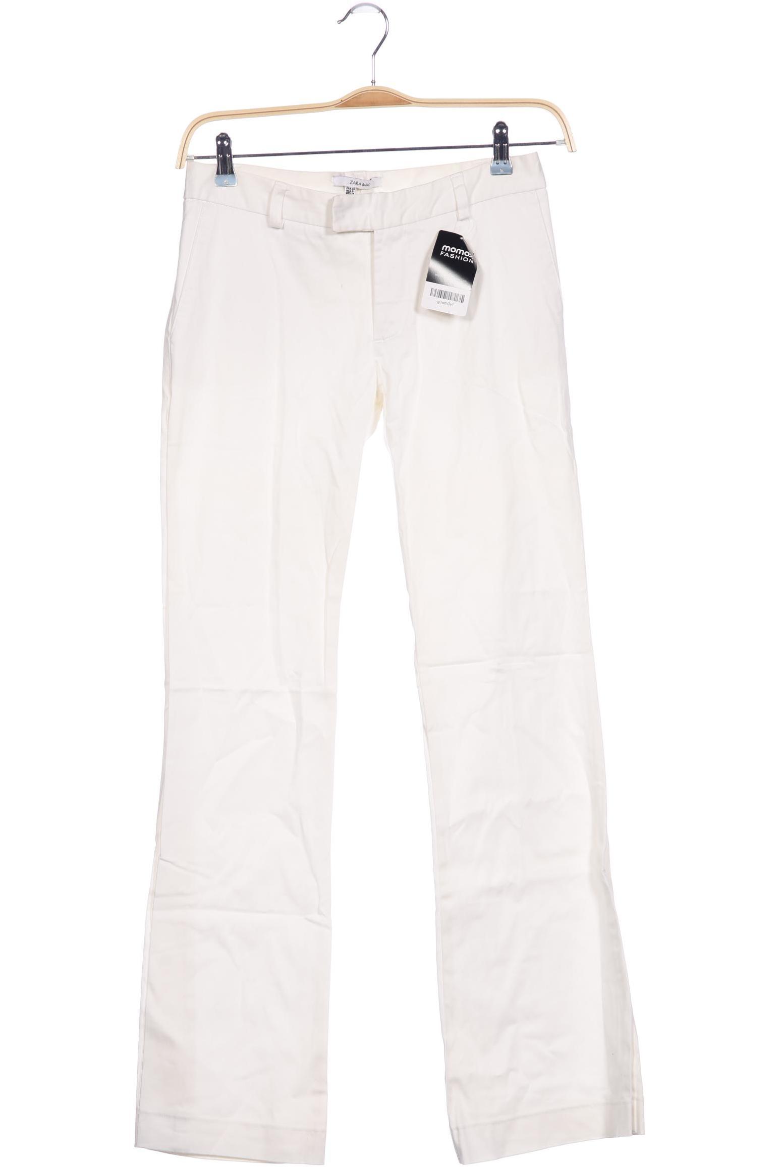 

Zara Damen Stoffhose, weiß, Gr. 38