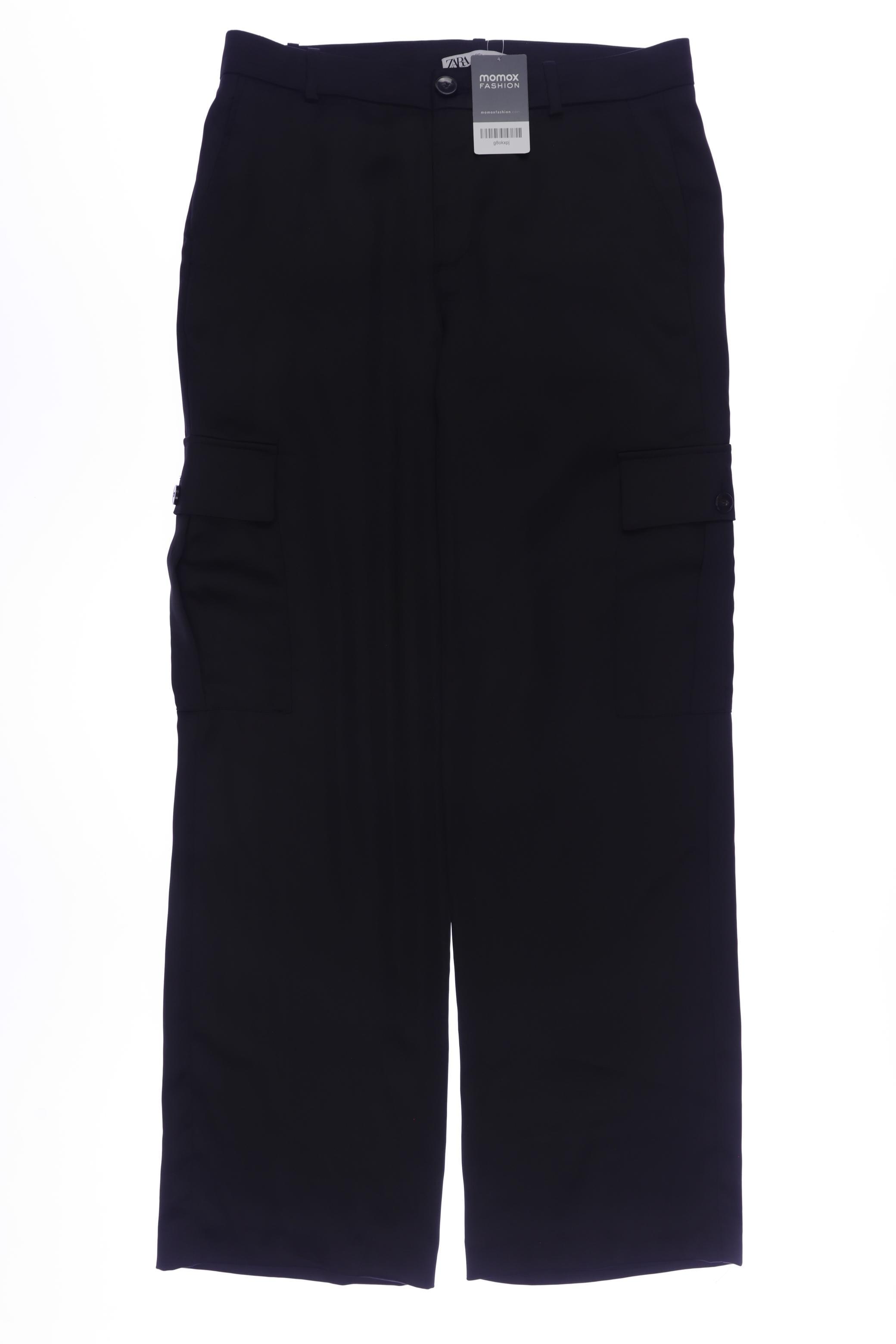 

Zara Damen Stoffhose, schwarz, Gr. 0