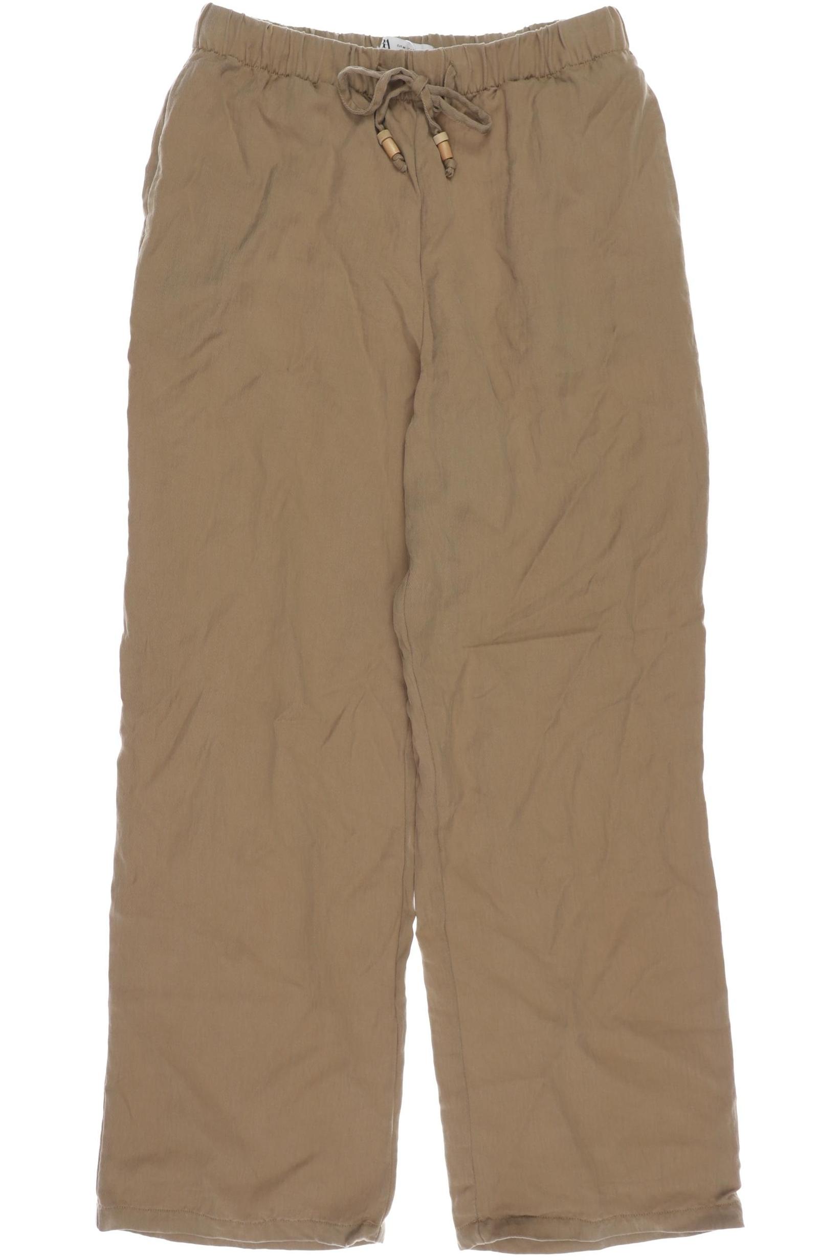 

Zara Damen Stoffhose, beige, Gr. 0