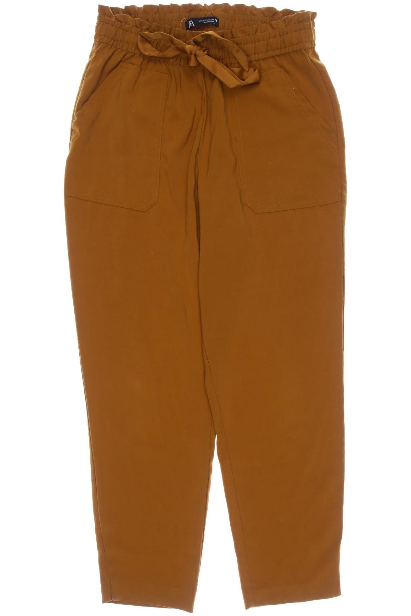 

Zara Damen Stoffhose, beige, Gr. 0