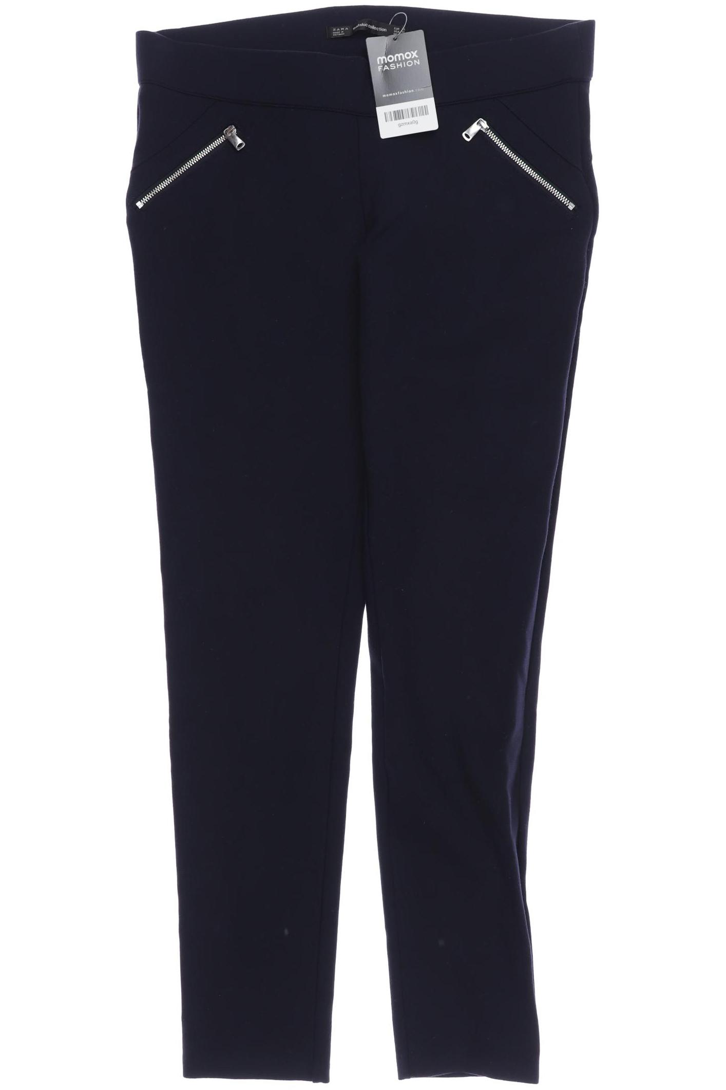 

Zara Damen Stoffhose, marineblau, Gr. 0