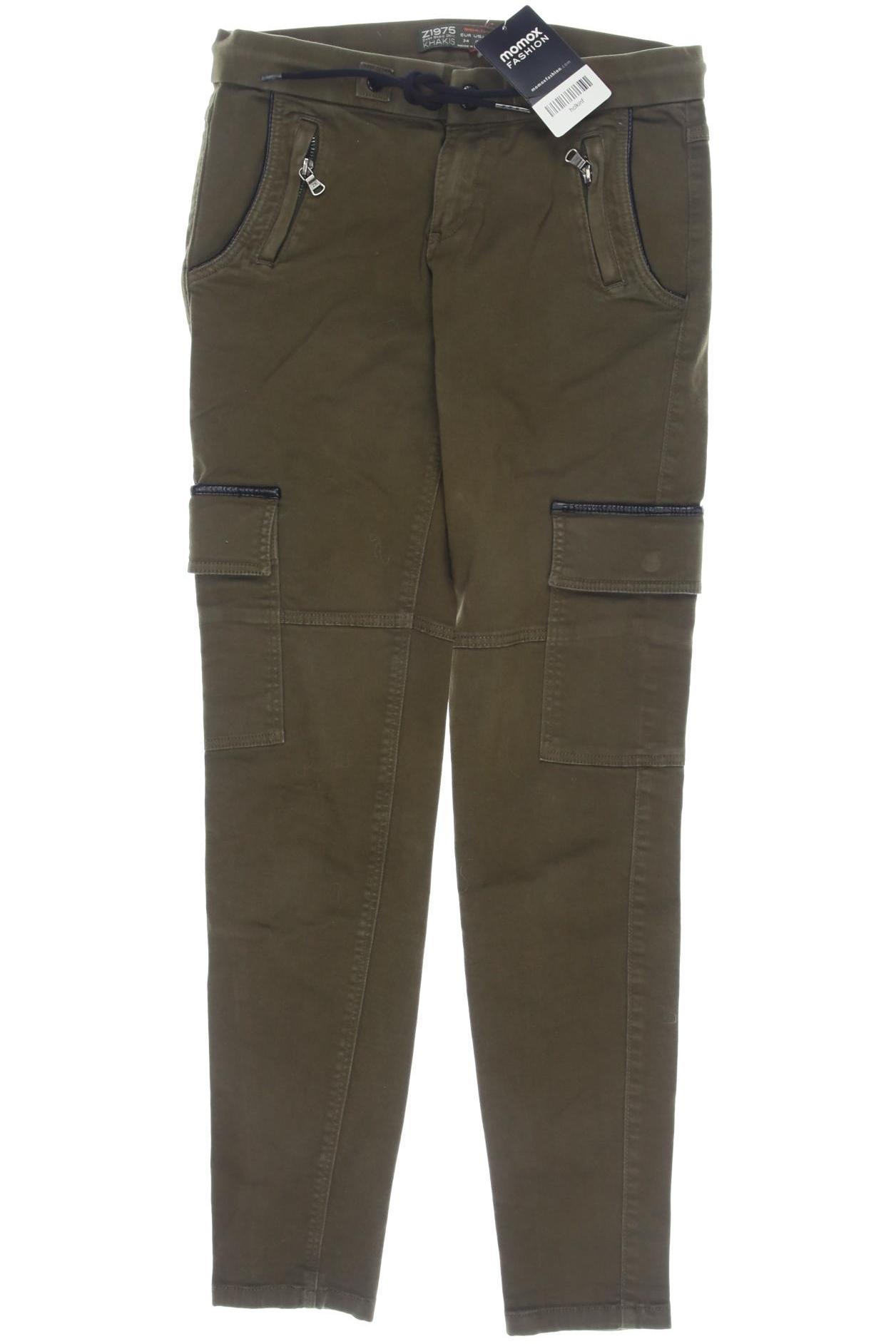 

Zara Damen Stoffhose, grün, Gr. 34