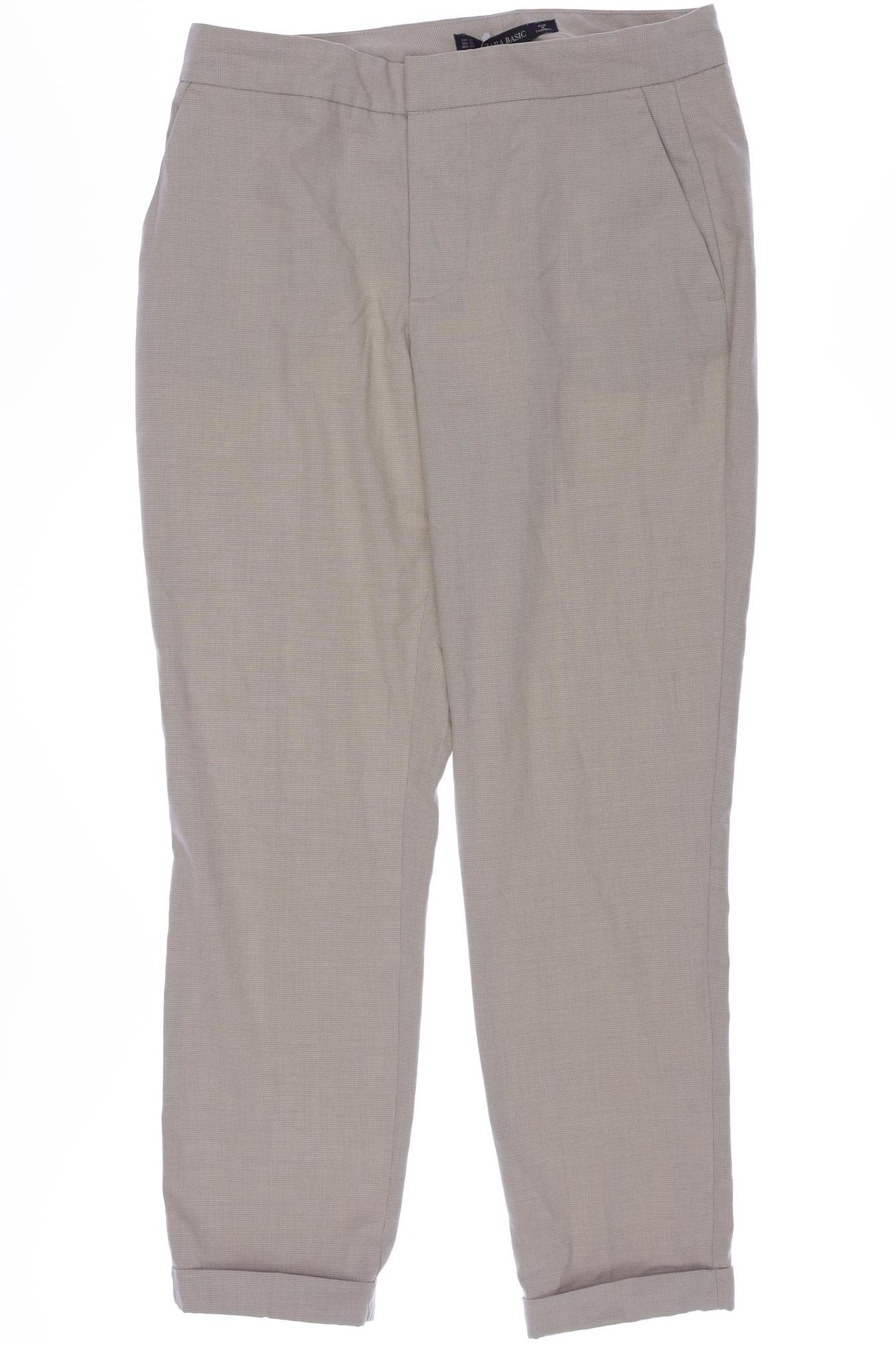 

Zara Damen Stoffhose, beige, Gr. 34