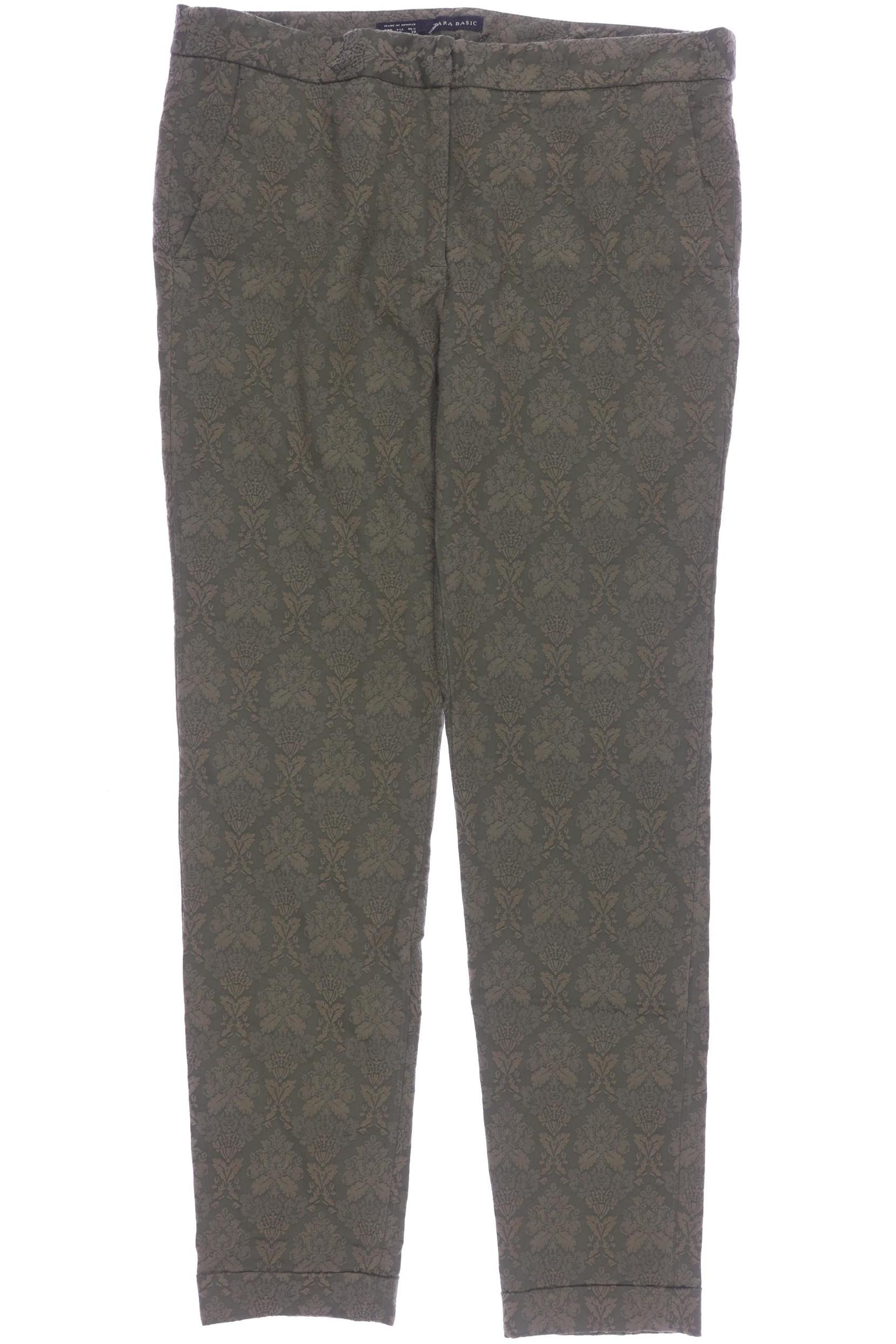 

Zara Damen Stoffhose, grün, Gr. 0