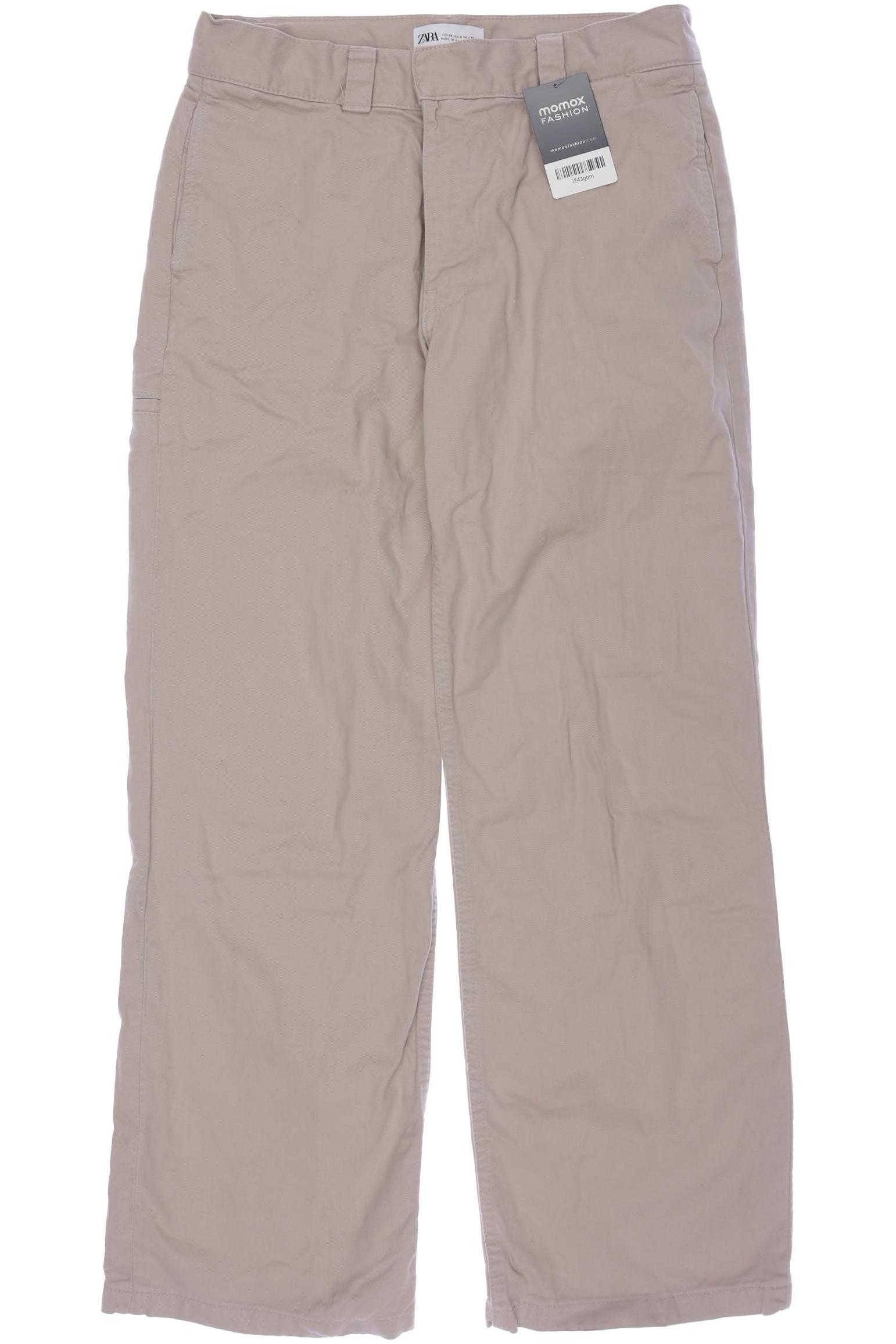

Zara Damen Stoffhose, beige, Gr. 36