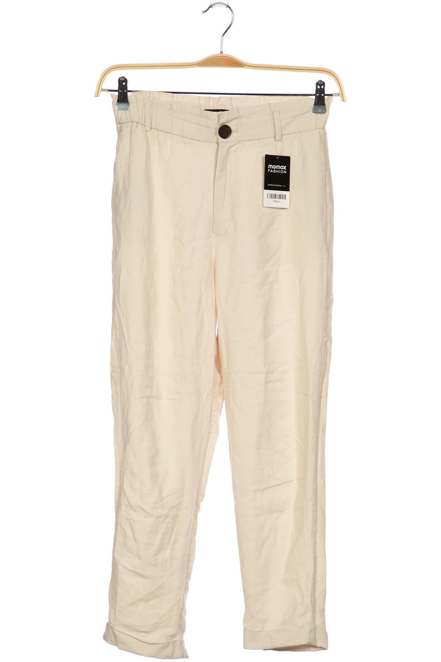 

Zara Damen Stoffhose, beige, Gr. 0
