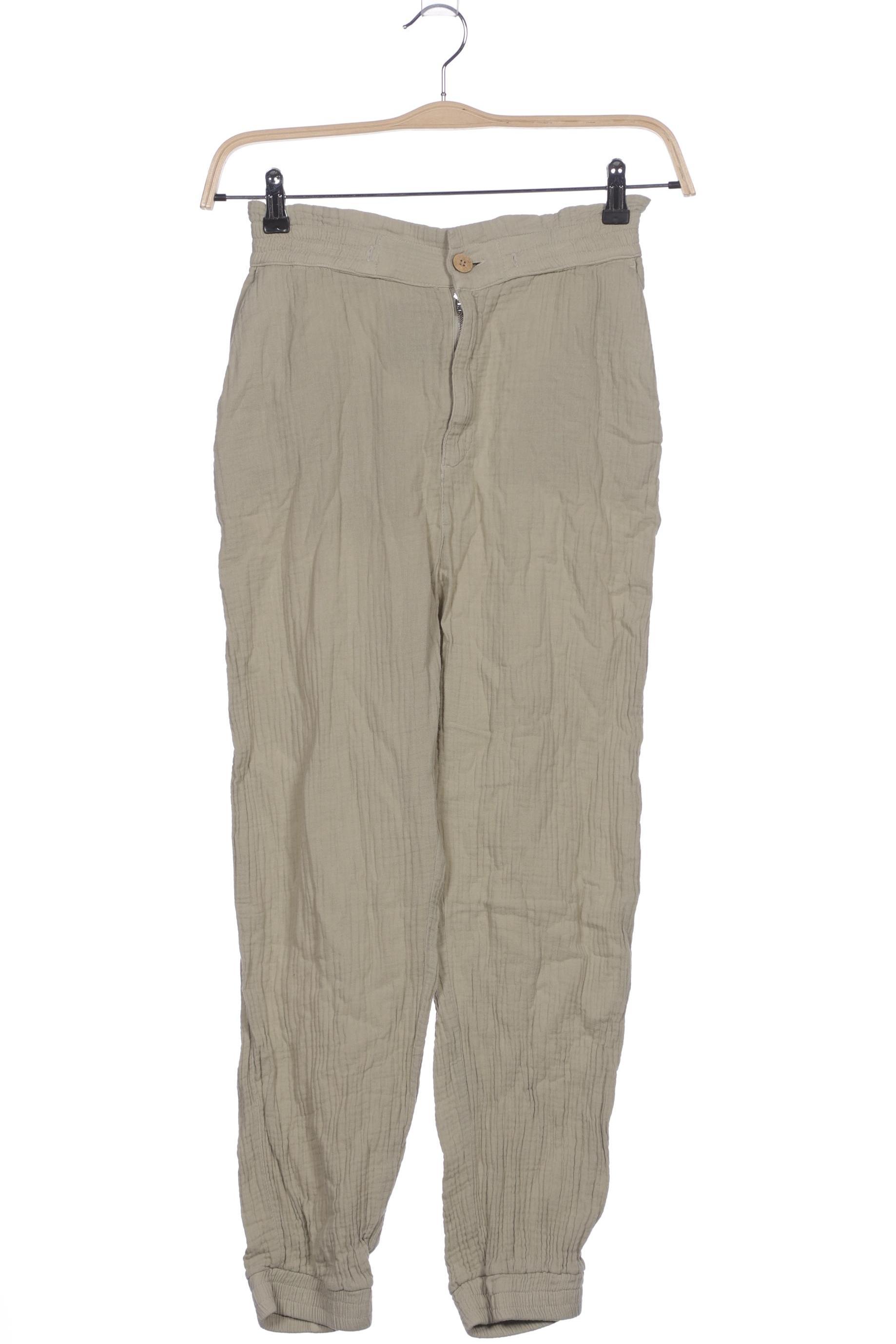 

Zara Damen Stoffhose, beige, Gr. 0