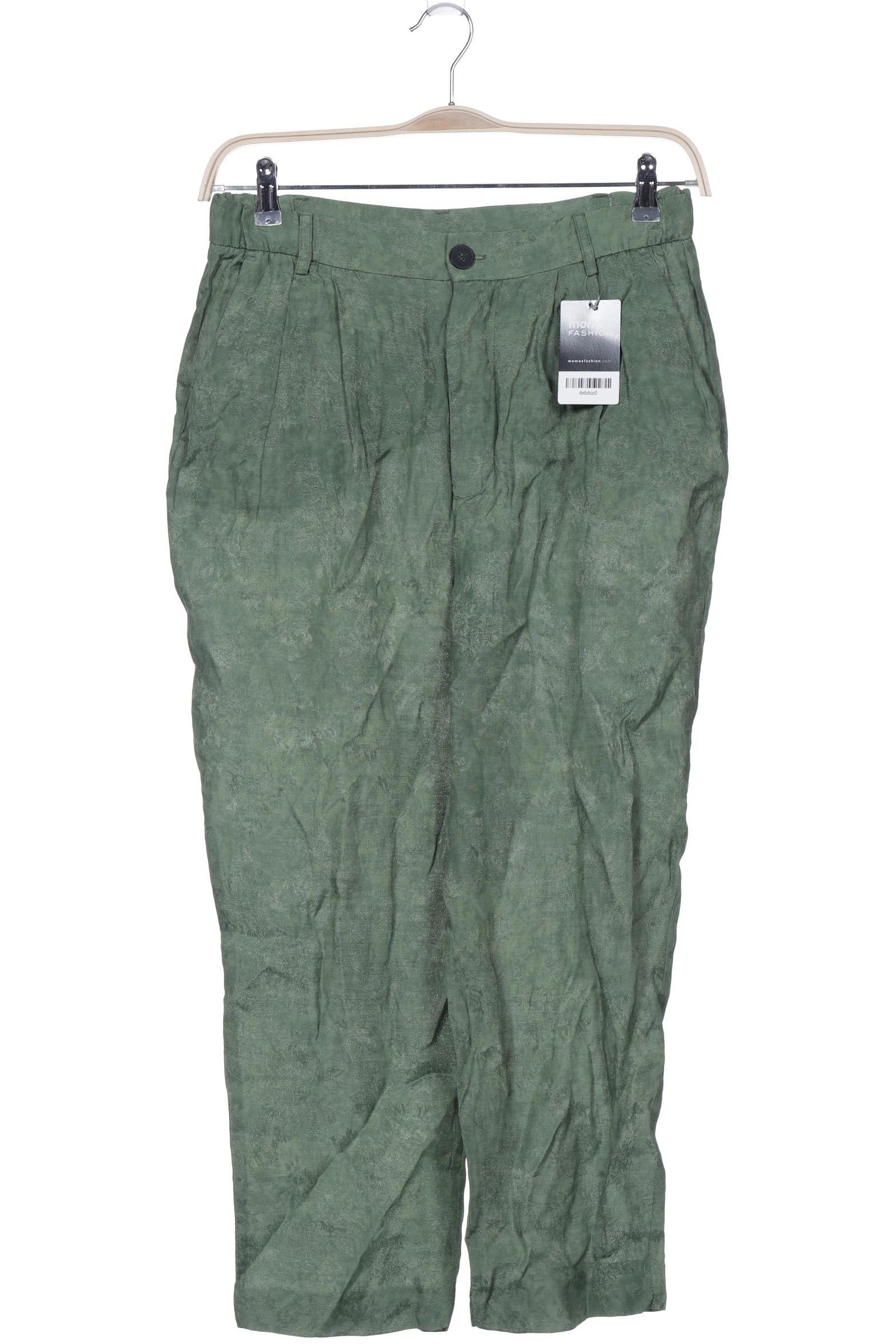 

Zara Damen Stoffhose, grün, Gr. 0