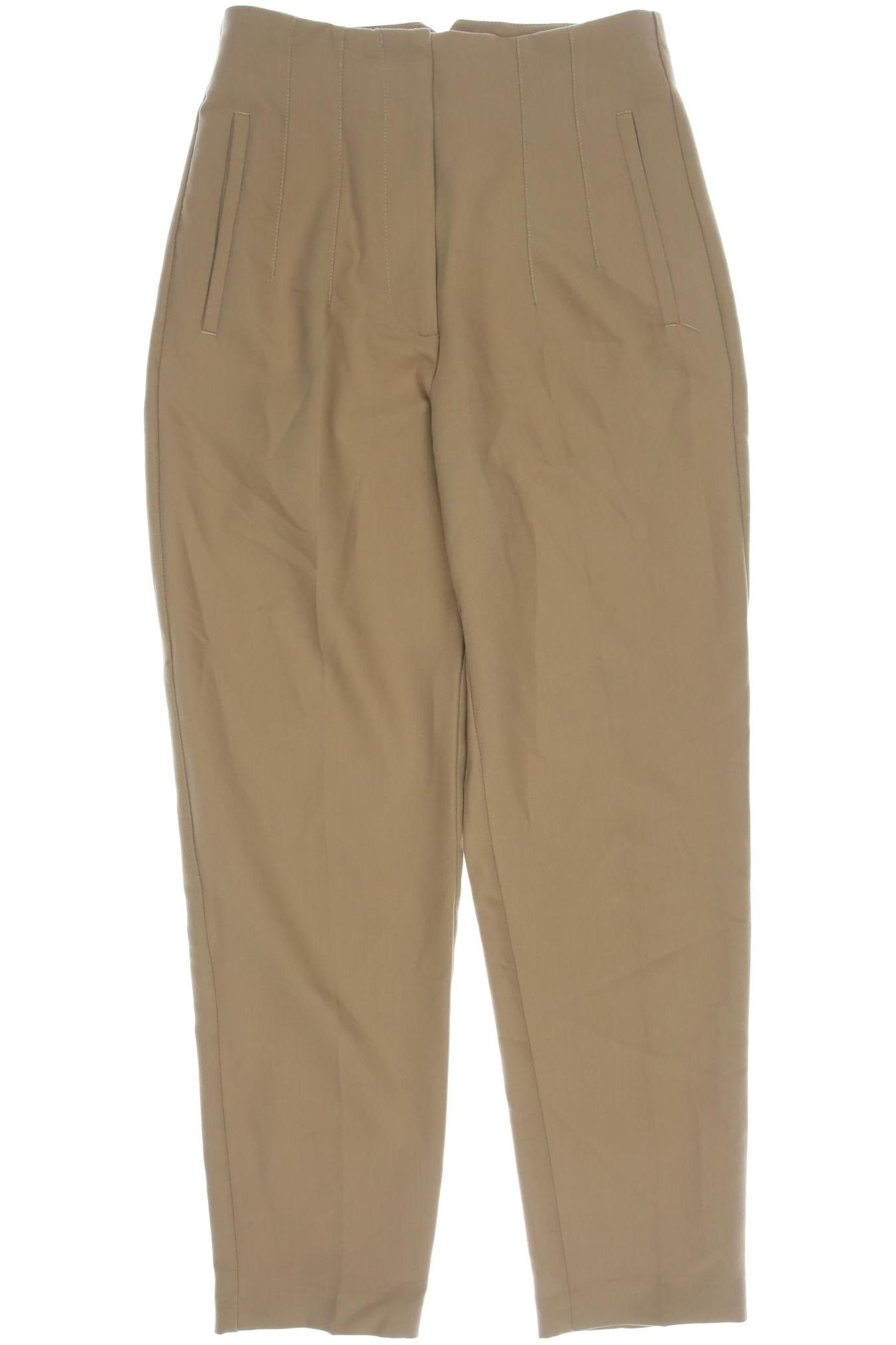 

Zara Damen Stoffhose, beige, Gr. 0
