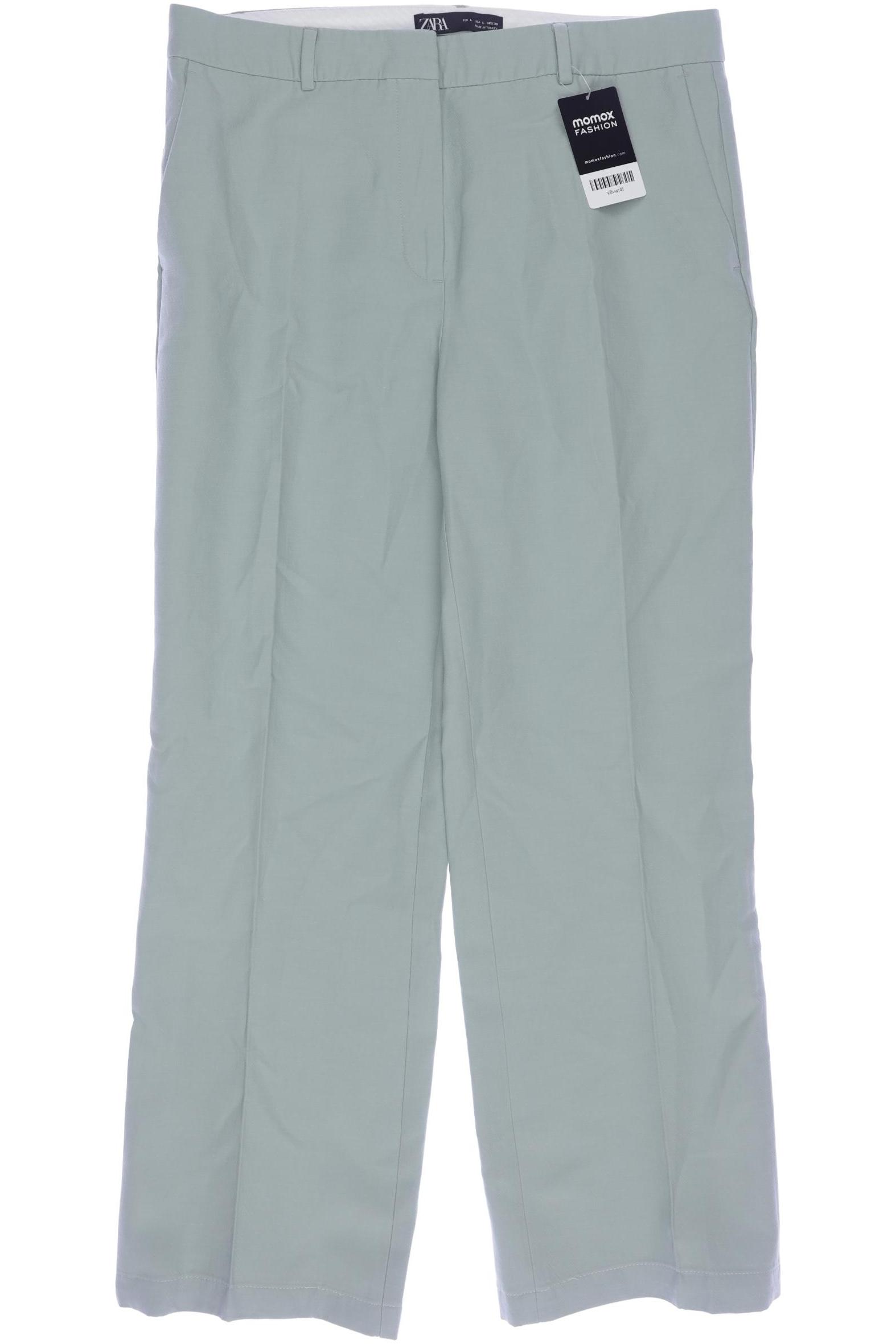 

Zara Damen Stoffhose, hellgrün, Gr. 0