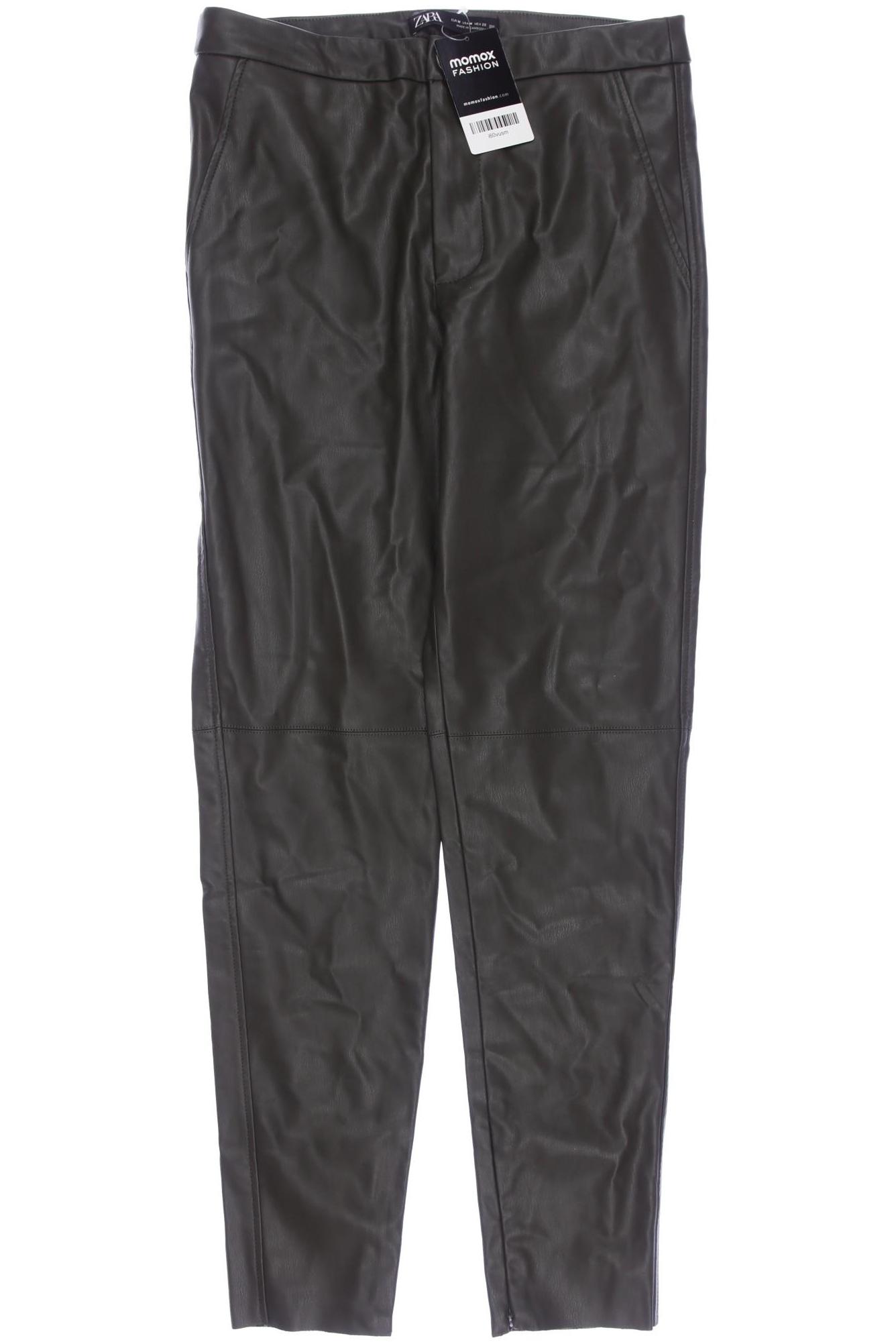 

Zara Damen Stoffhose, grün, Gr. 0
