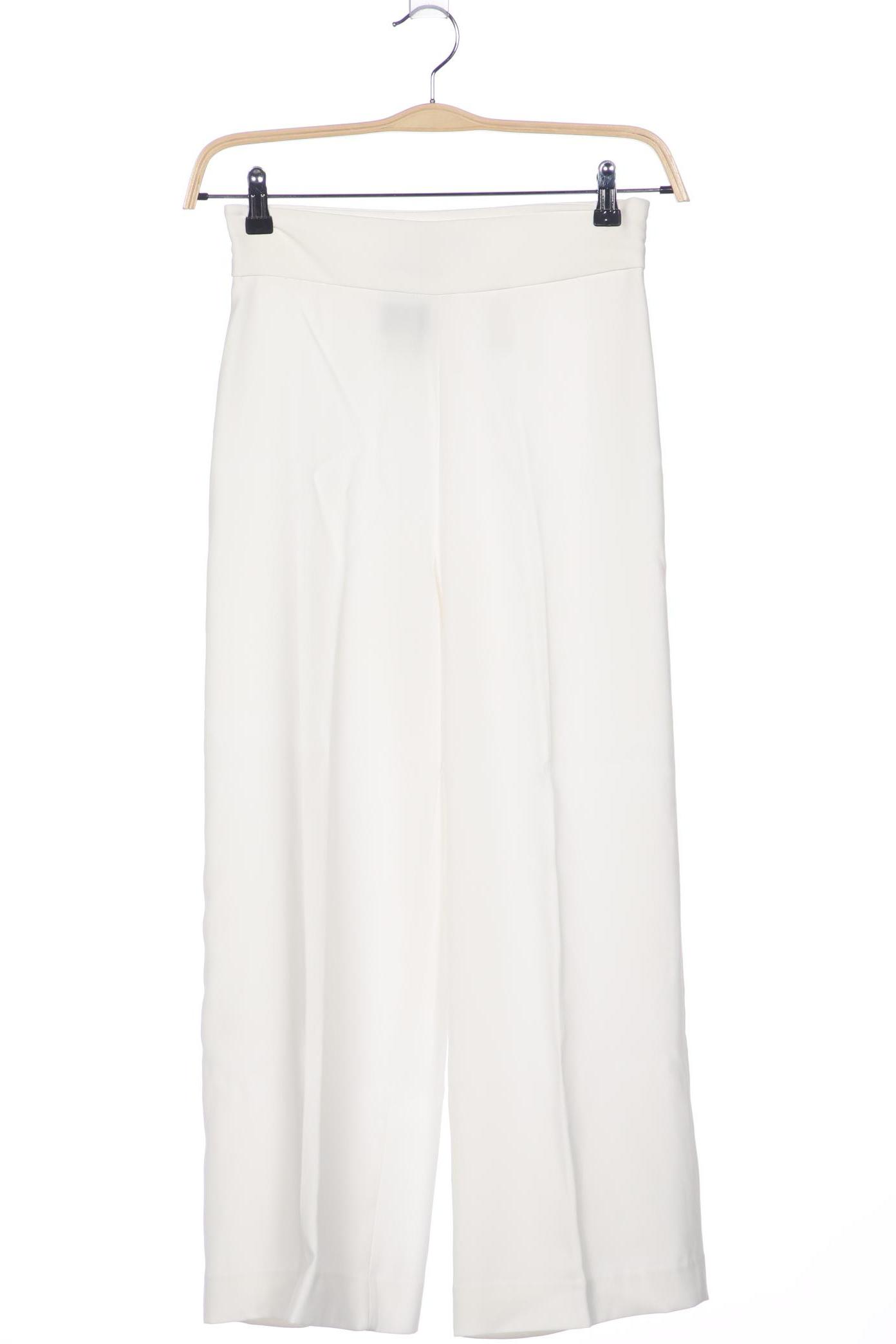 

Zara Damen Stoffhose, weiß, Gr. 0