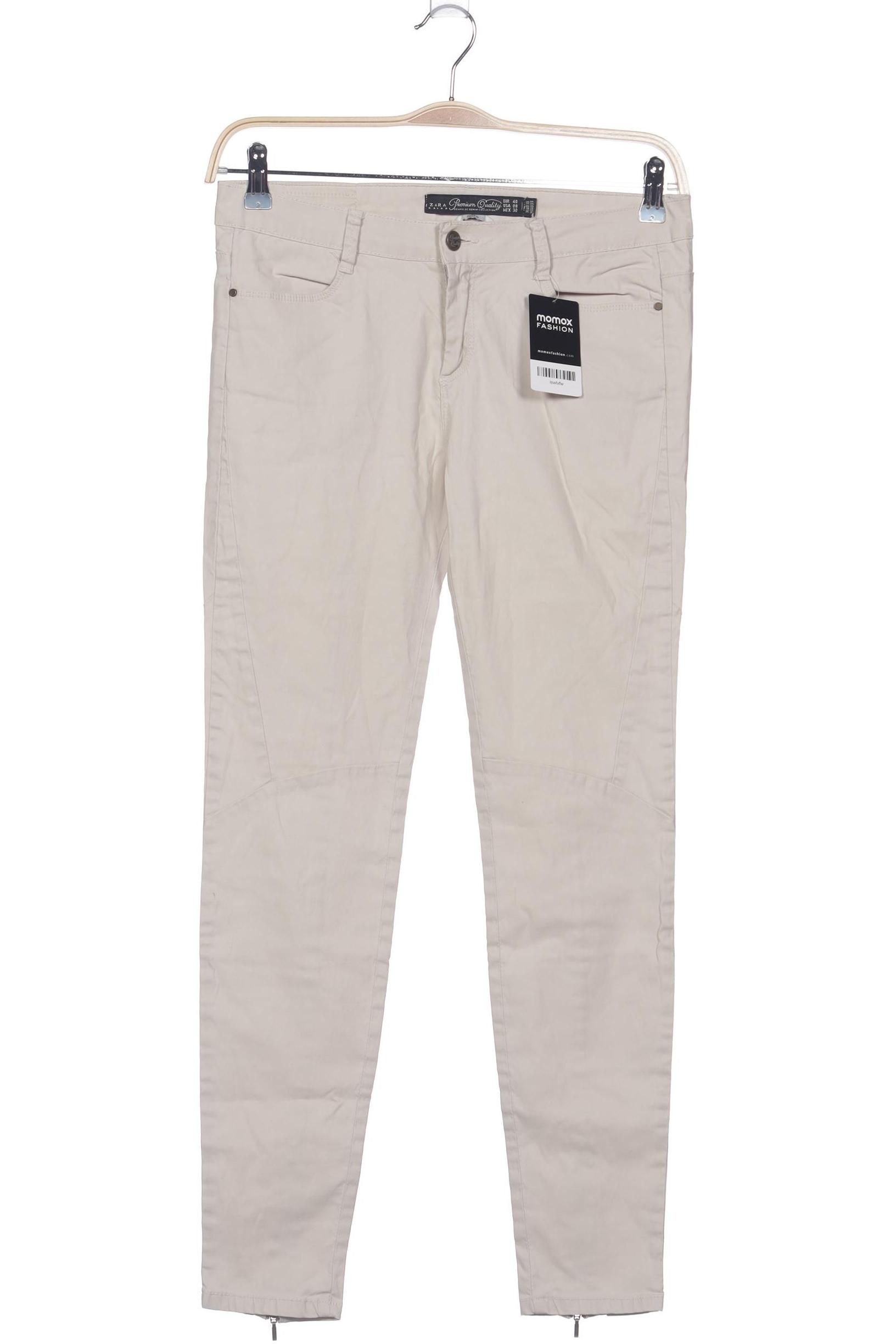 

Zara Damen Stoffhose, beige, Gr. 40